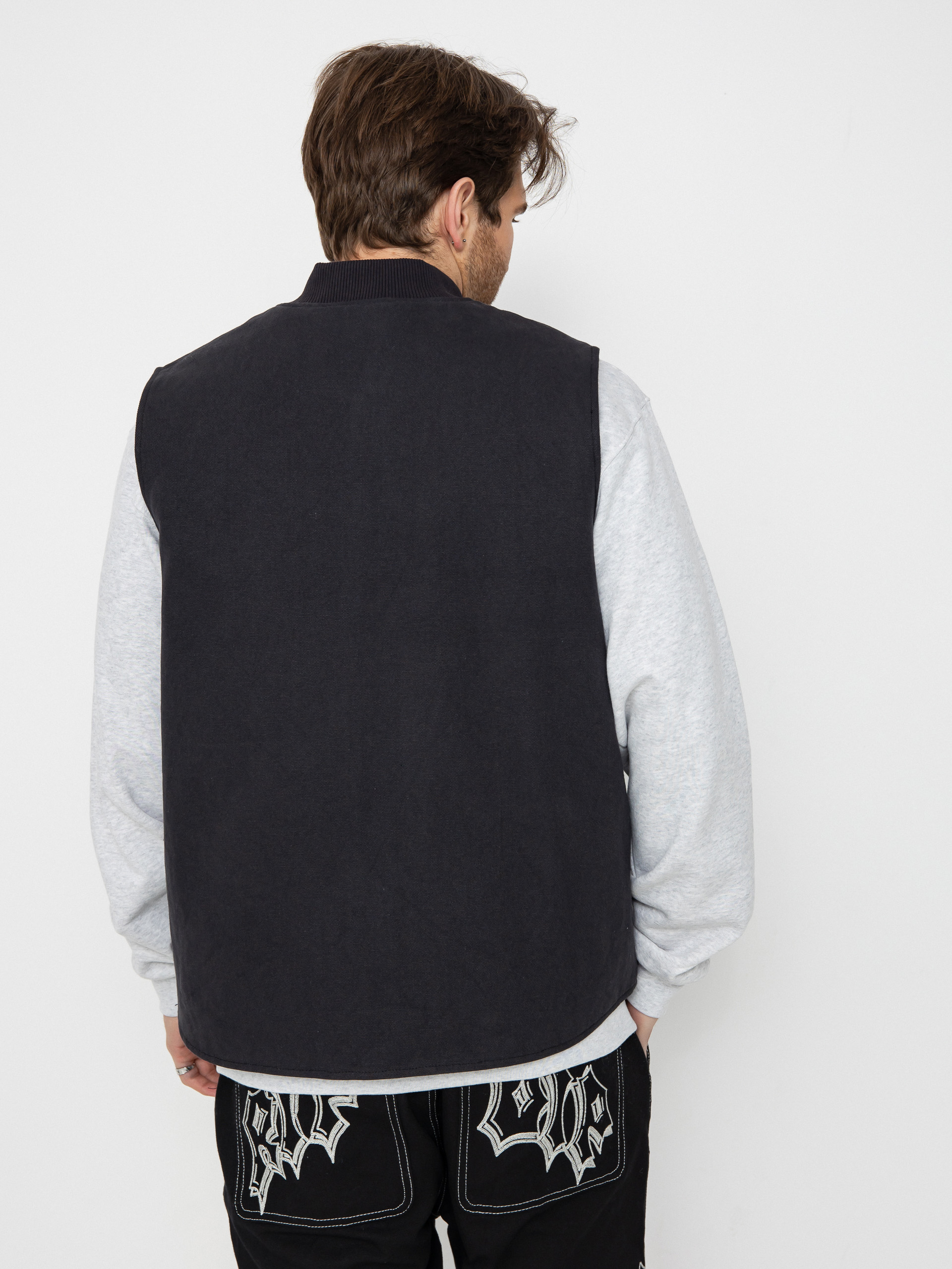 Santa Cruz Classic Label Vest (washed black)