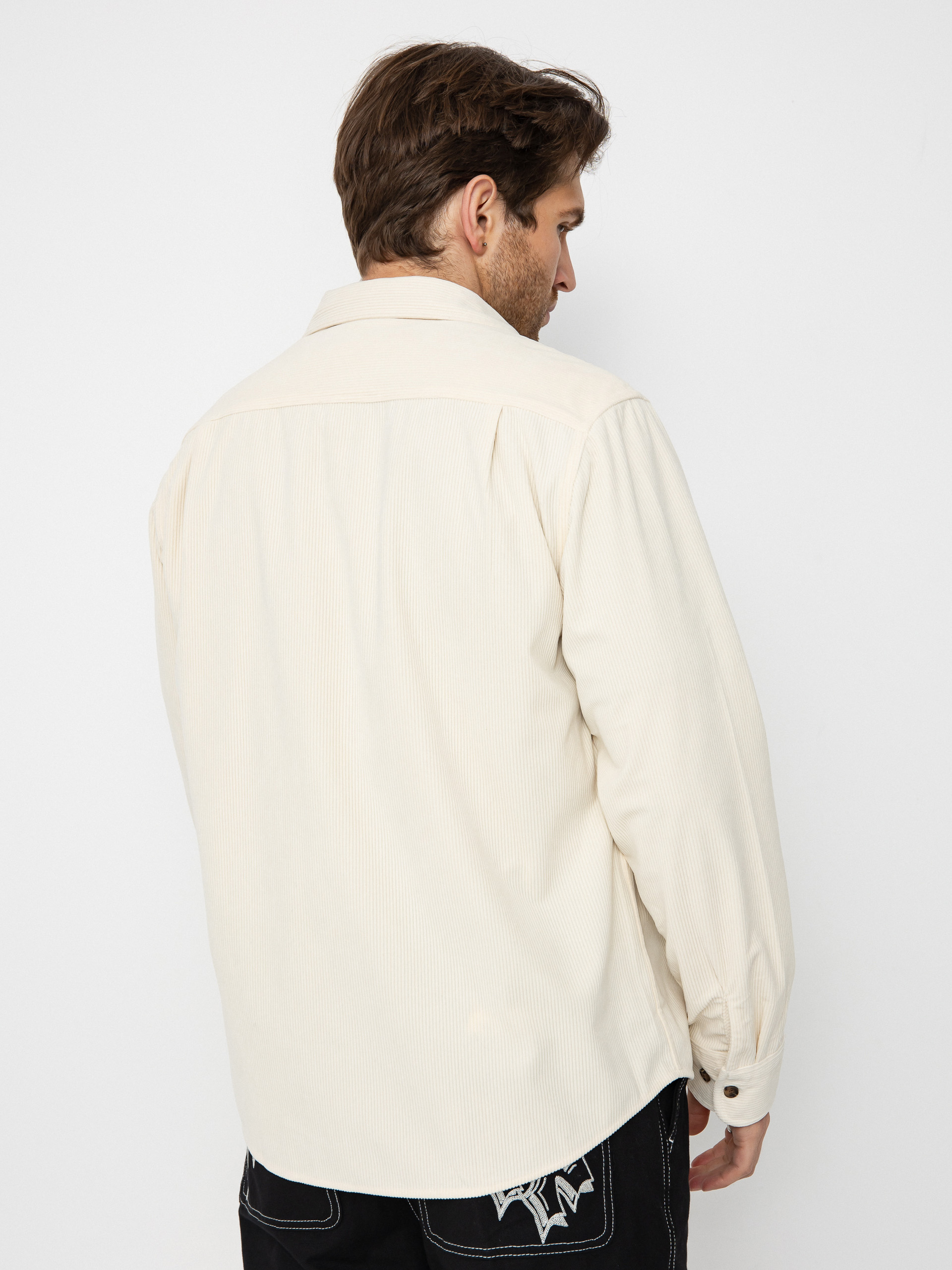 Brixton The Field Corduroy Overshirt Hemd (whitecap)