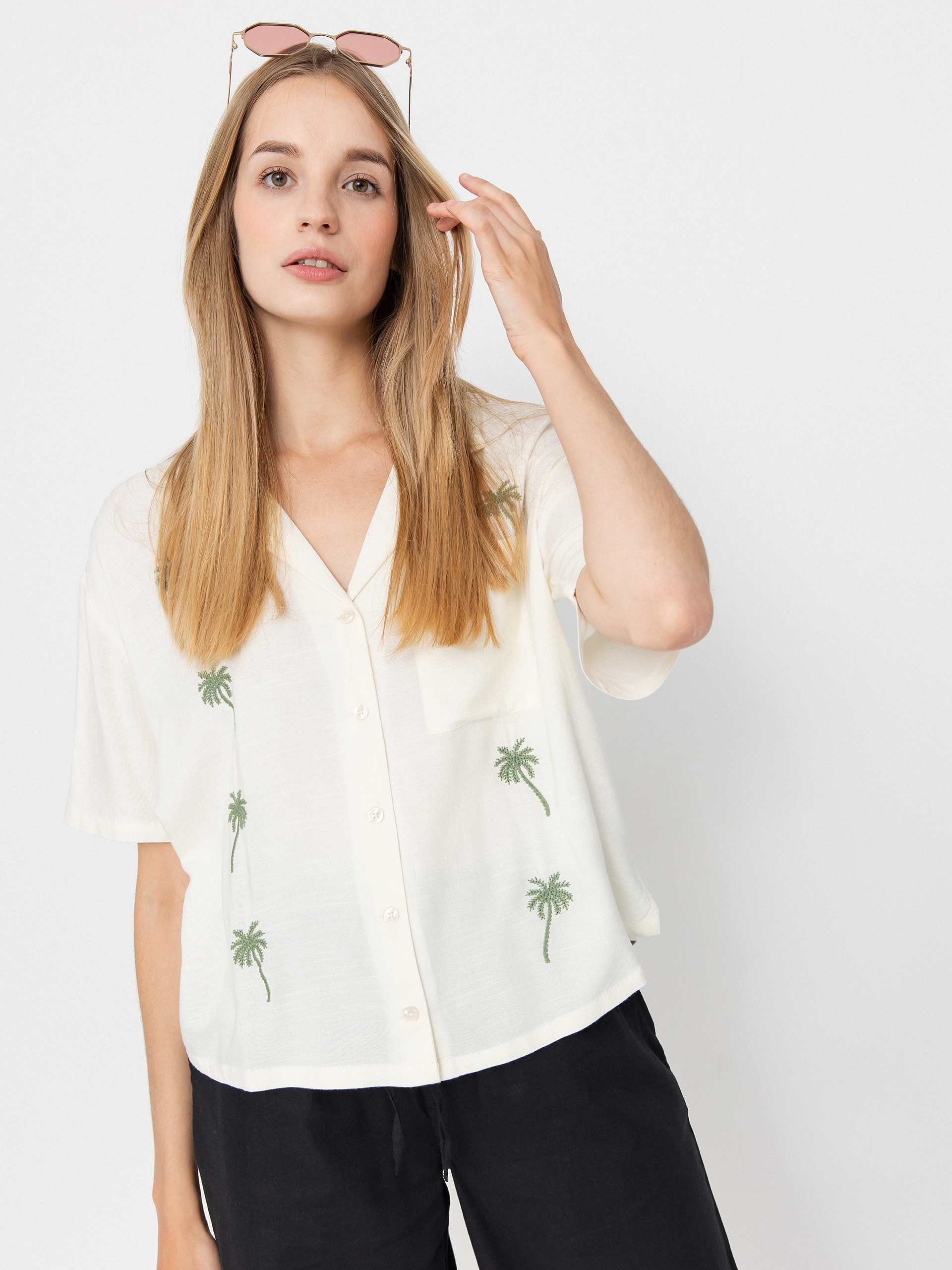 Volcom Sun Stunner Wmn Hemd (bone)