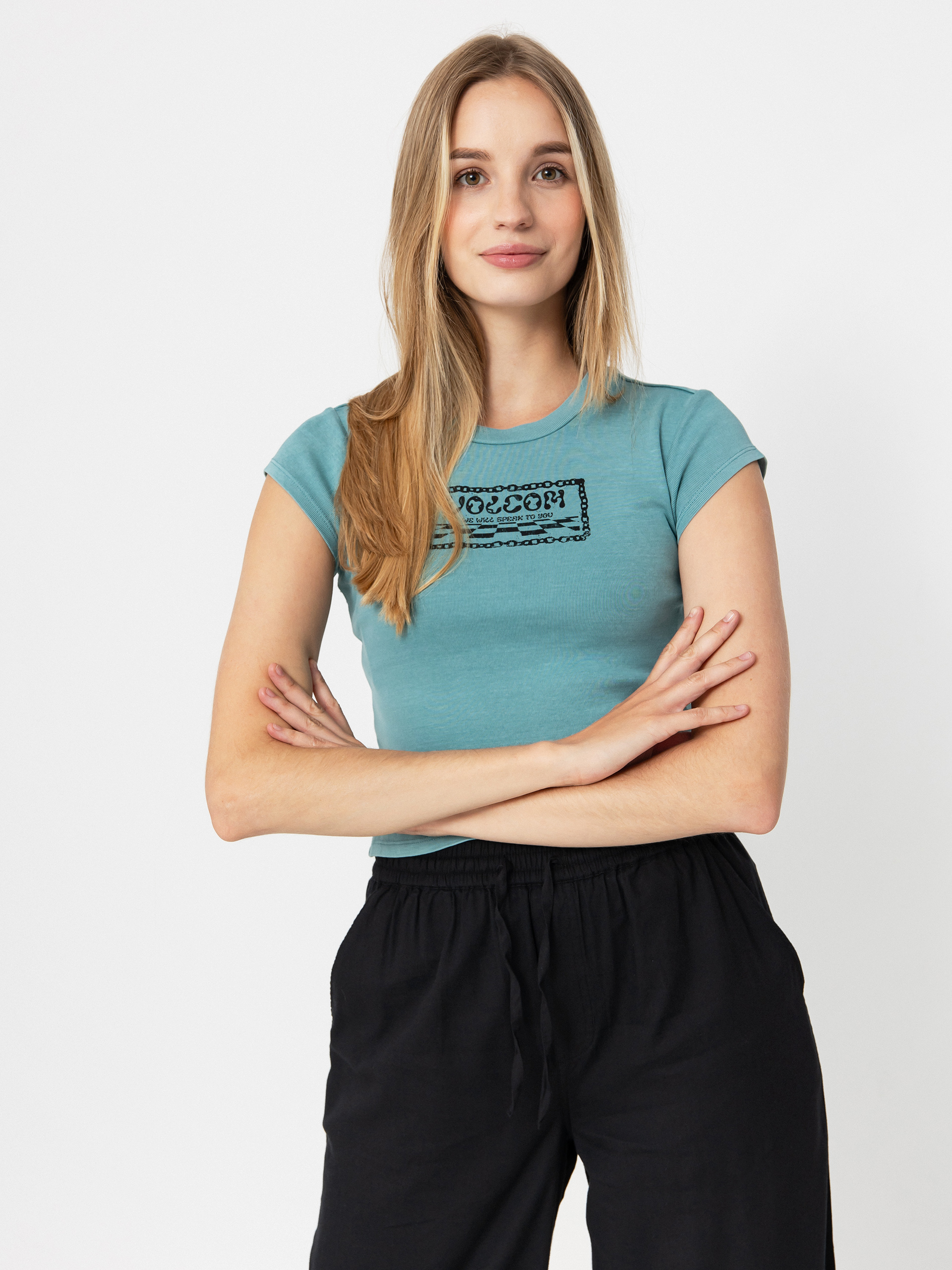 Volcom Fa F Rygalski Baby Wmn T-Shirt (teal)