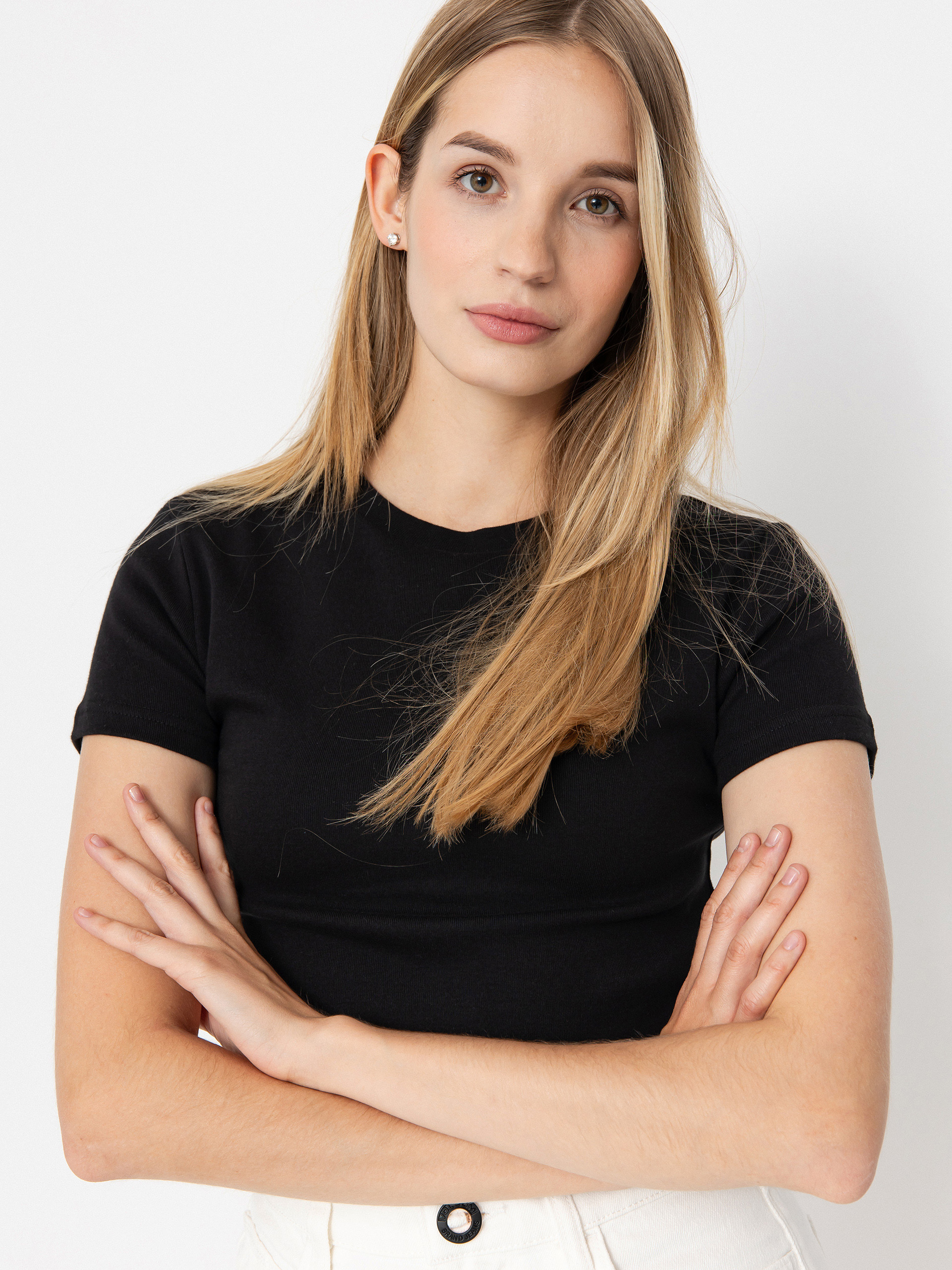 Volcom T-Shirt Volcomstone Crop Wmn (black)