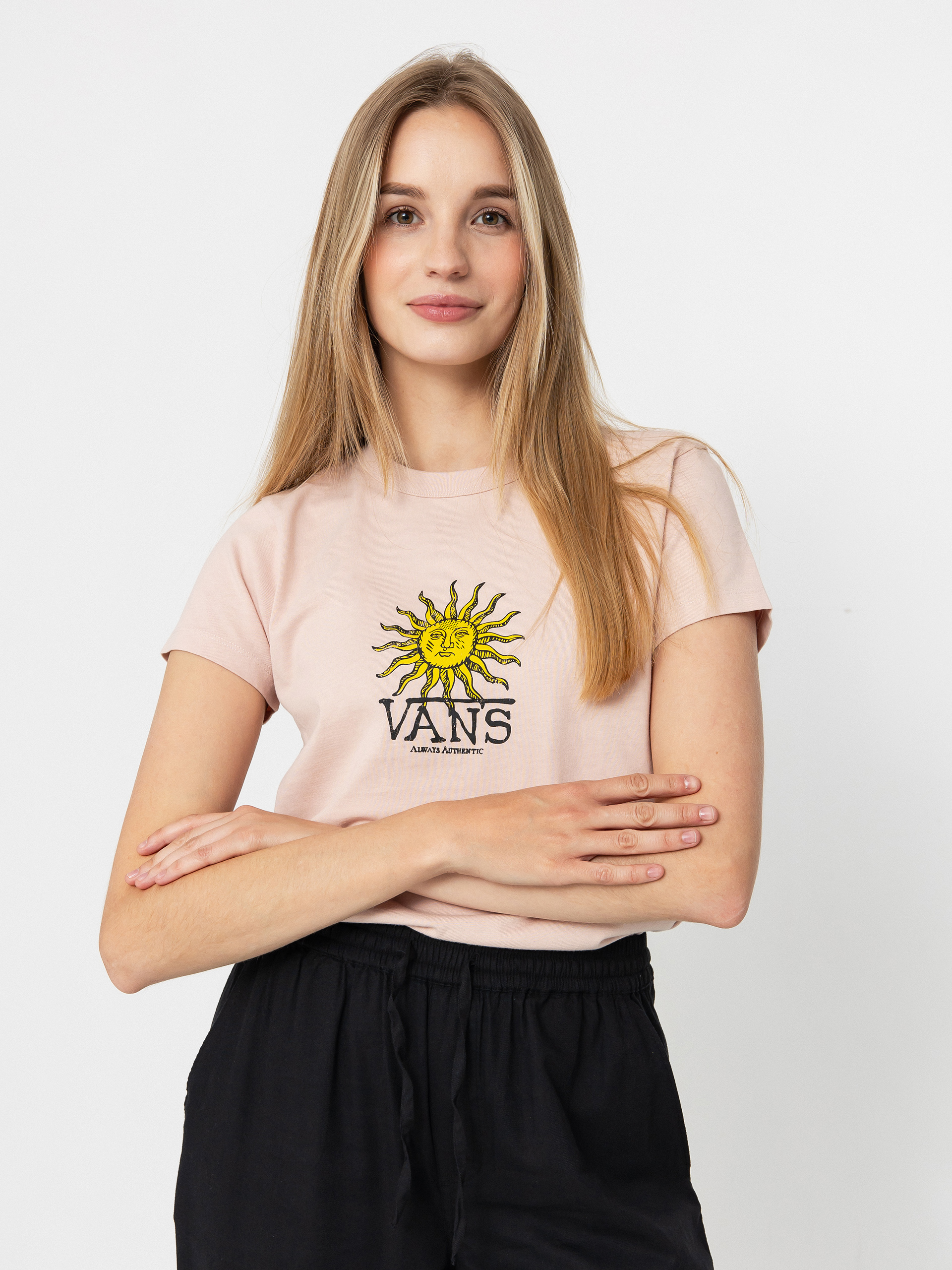 Vans Cosmic Ray Mini Wmn T-Shirt (sepia rose)