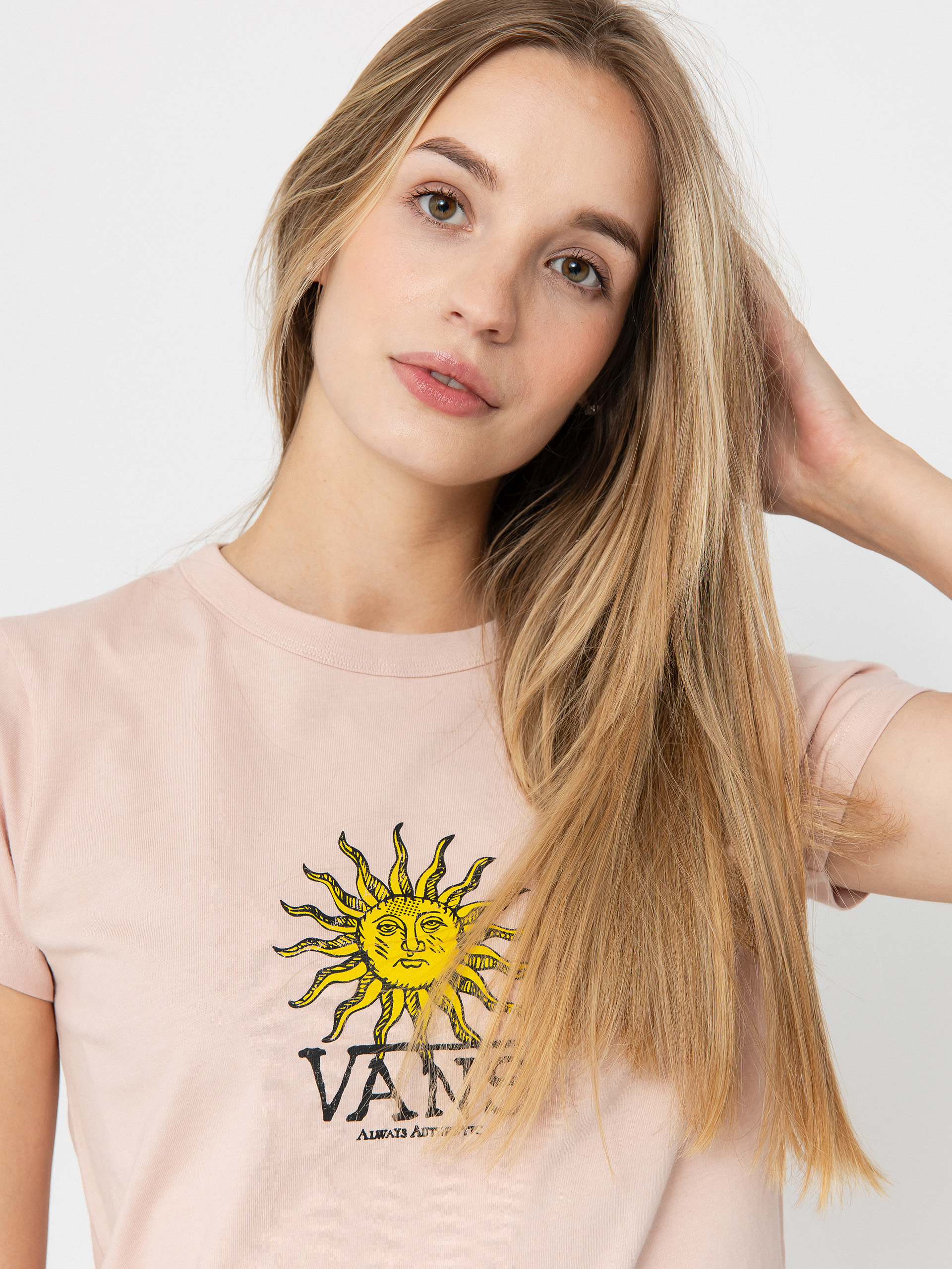 Vans Cosmic Ray Mini Wmn T-Shirt (sepia rose)