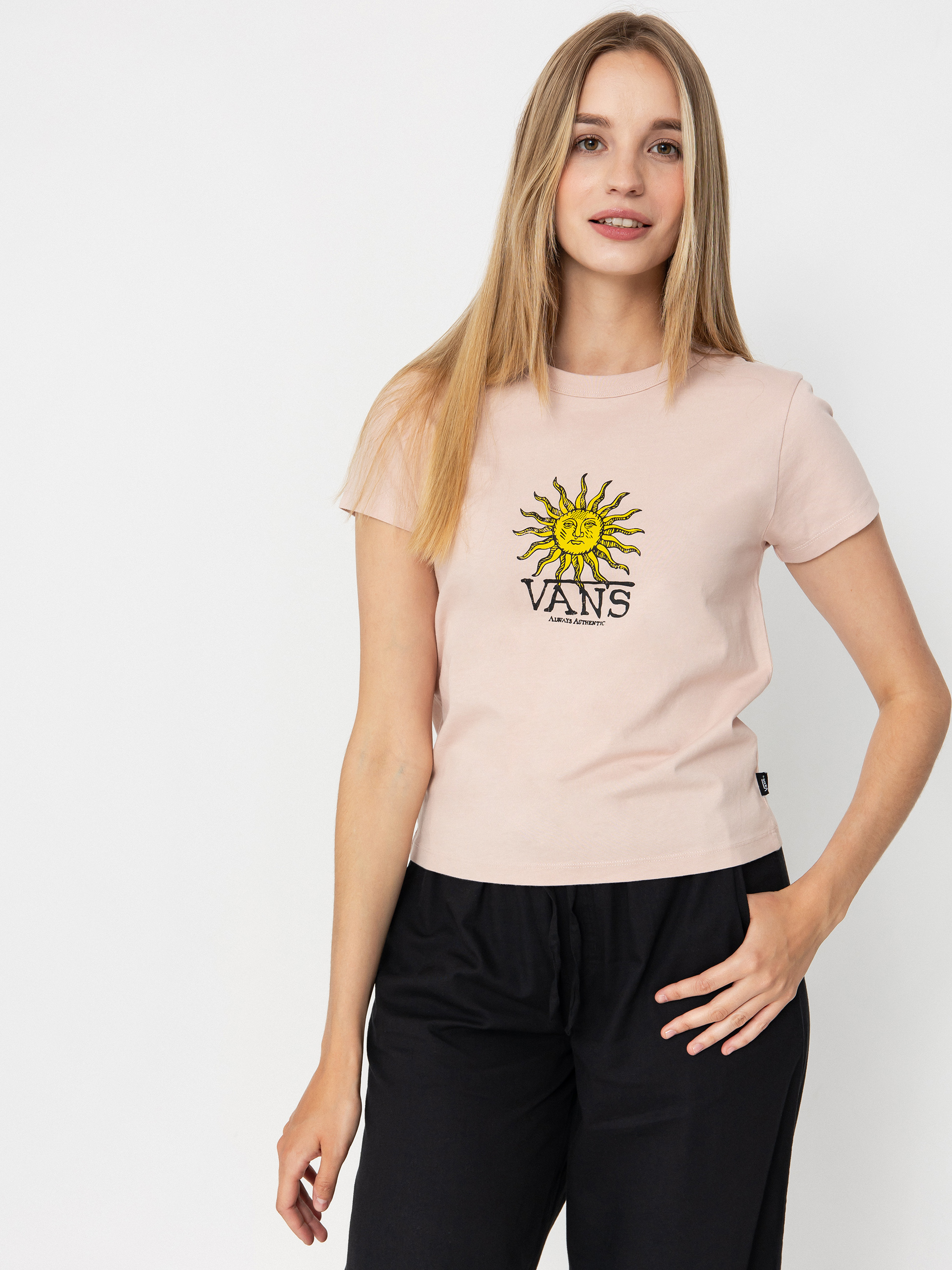 Vans Cosmic Ray Mini Wmn T-Shirt (sepia rose)