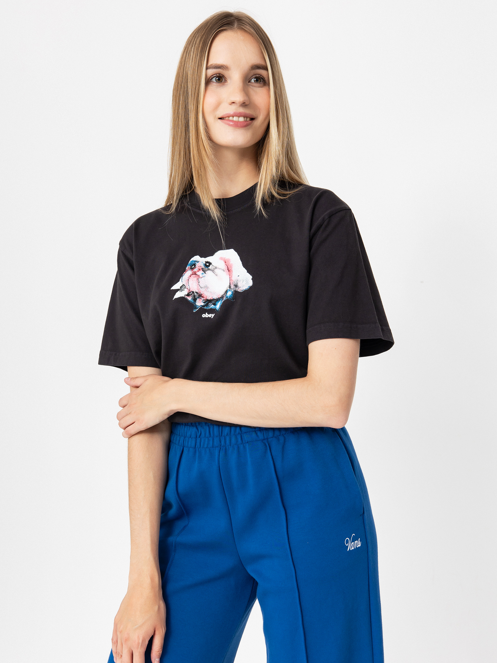 OBEY Bulldog Wmn T-Shirt (pigment black)