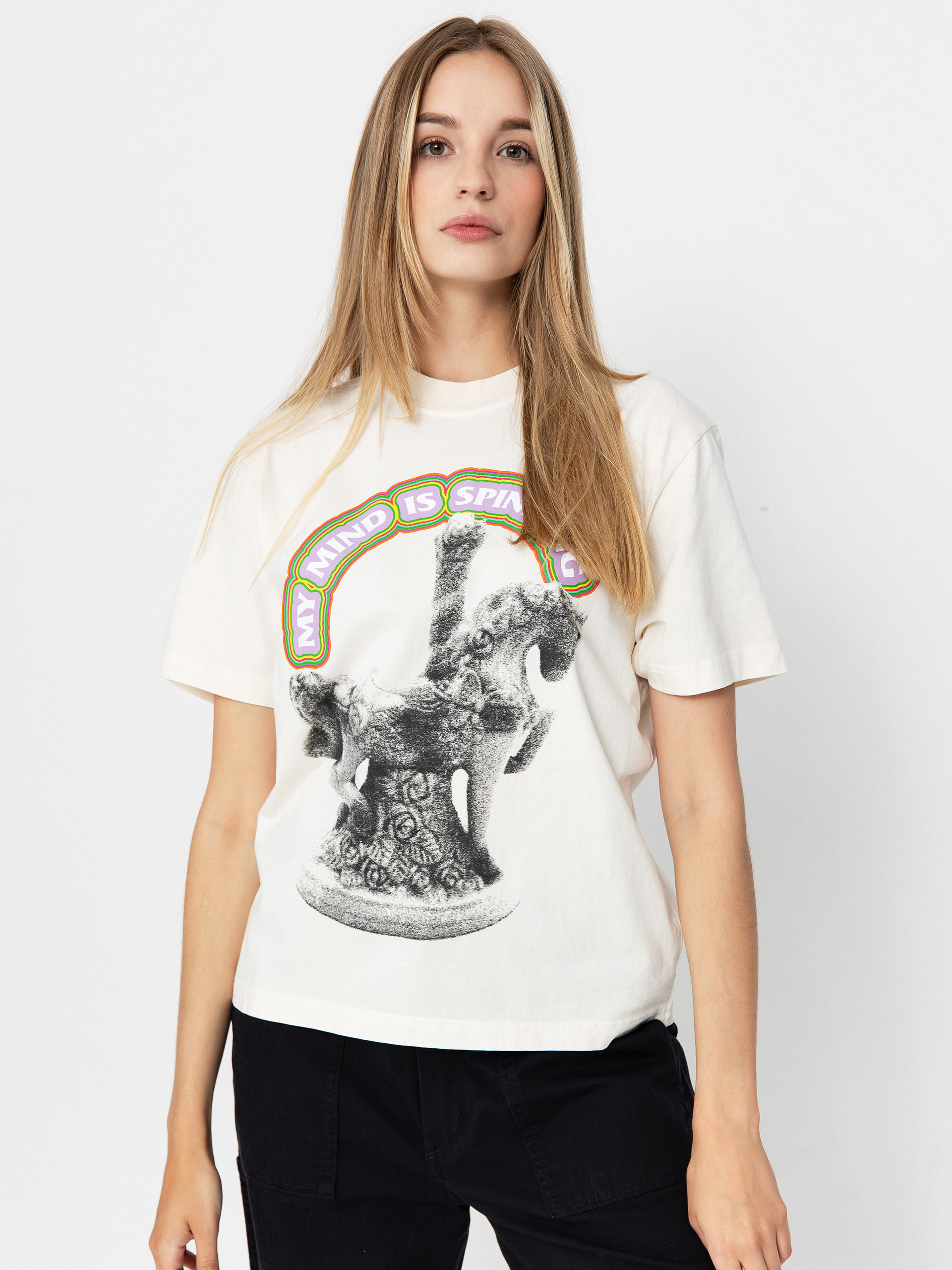 OBEY Send Me On A Carousel Wmn T-Shirt (pigment unbleached)