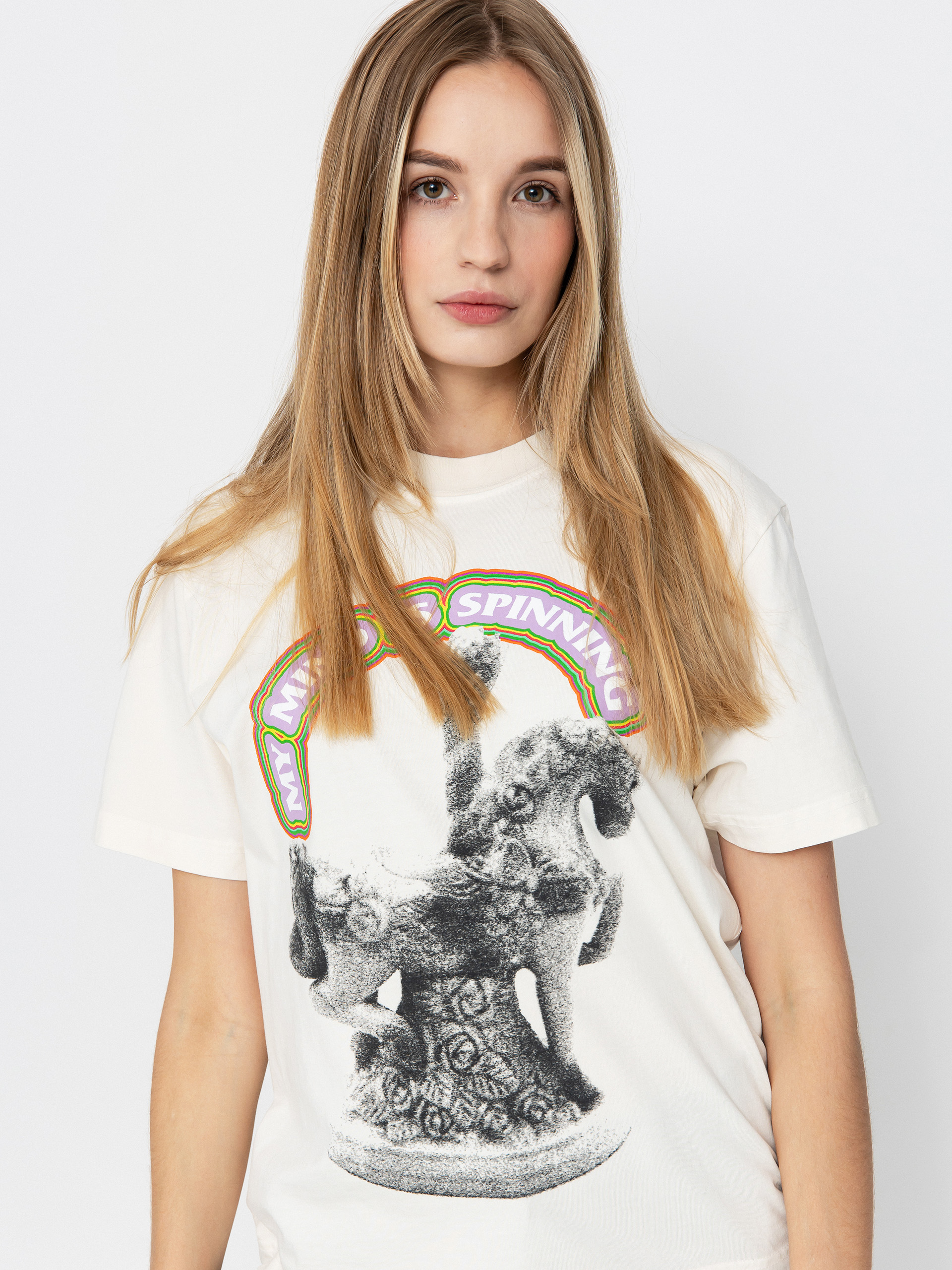 OBEY Send Me On A Carousel Wmn T-Shirt (pigment unbleached)