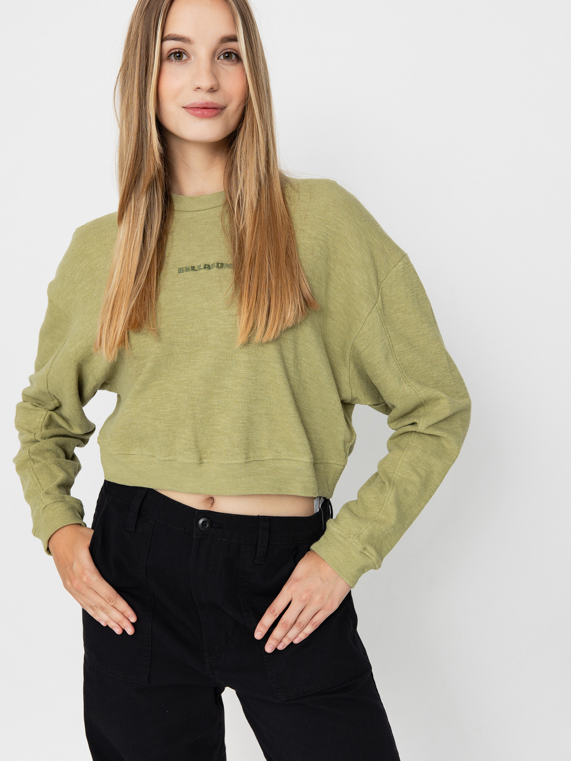 Billabong Cropped Fleece Wmn Sweatshirt (avocado)