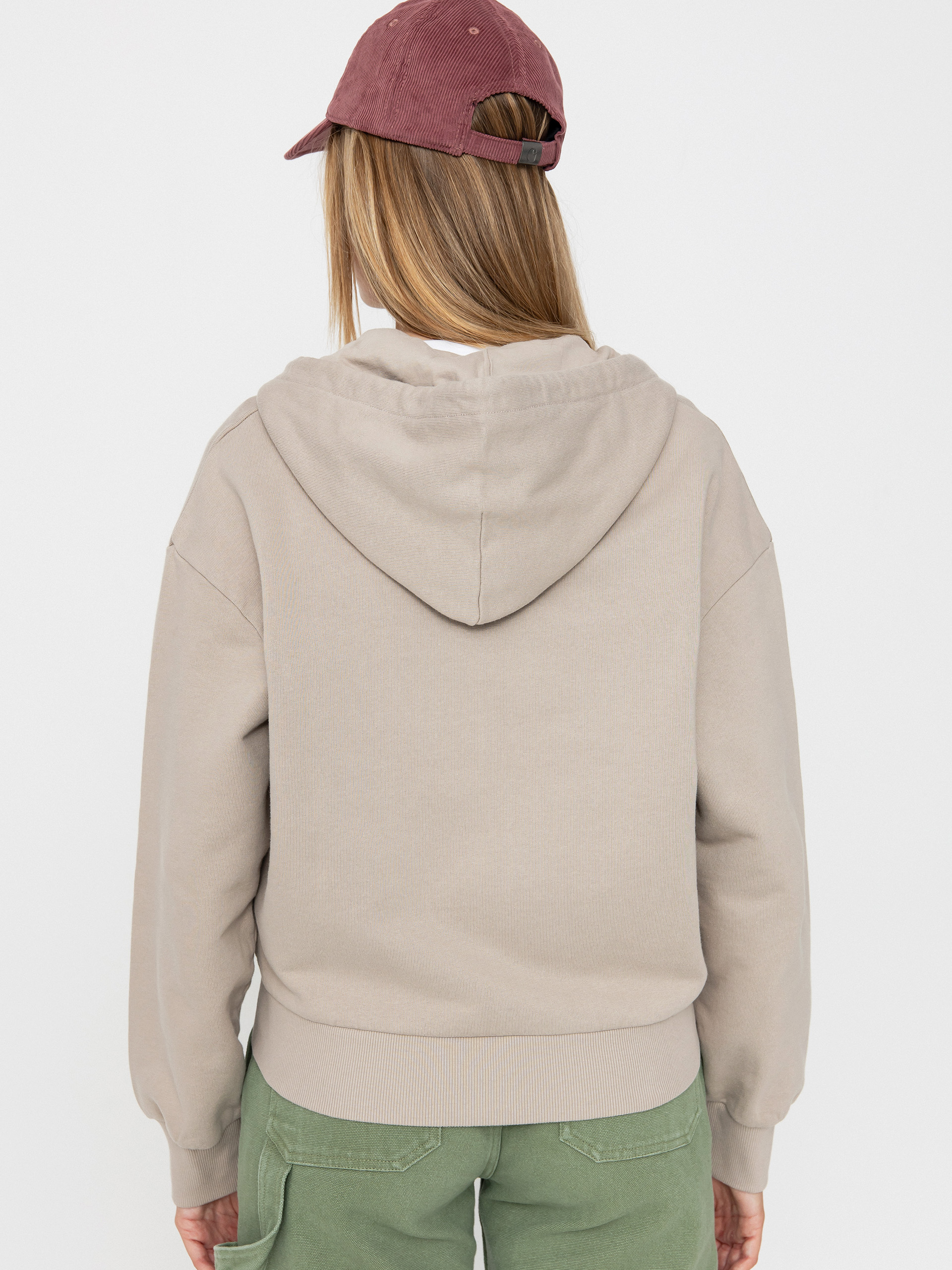 Carhartt WIP Hoodie Casey ZHD Wmn (dusky beige/silver)