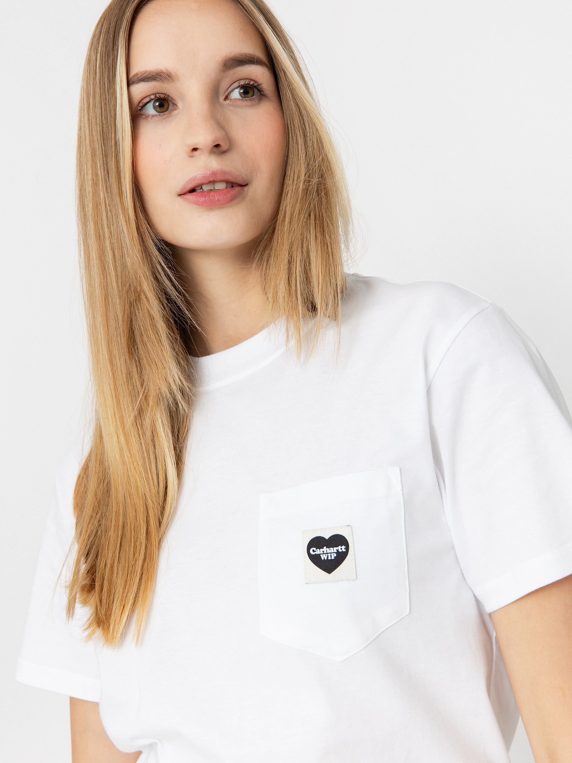 Carhartt WIP Pocket Heart Wmn T-Shirt (white/black)