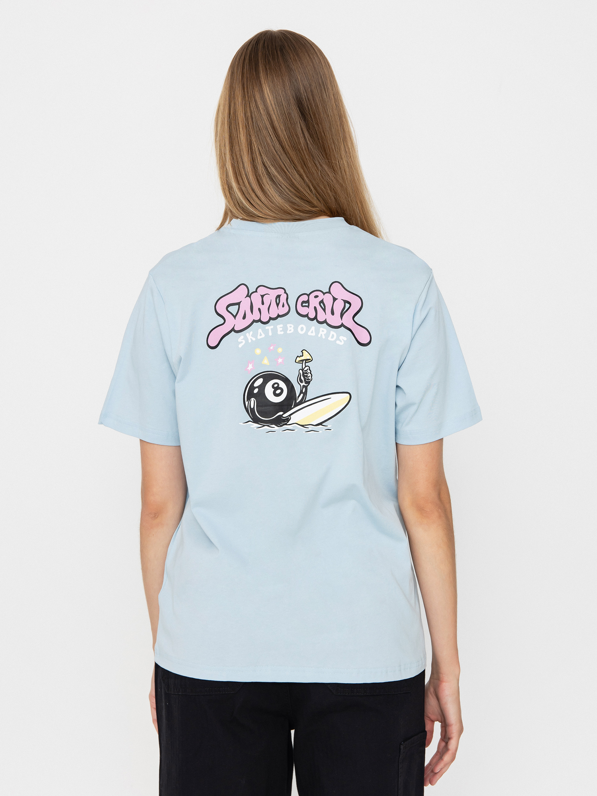 Santa Cruz Winkowski 8Baller Surf Wmn T-Shirt (fresh blue)