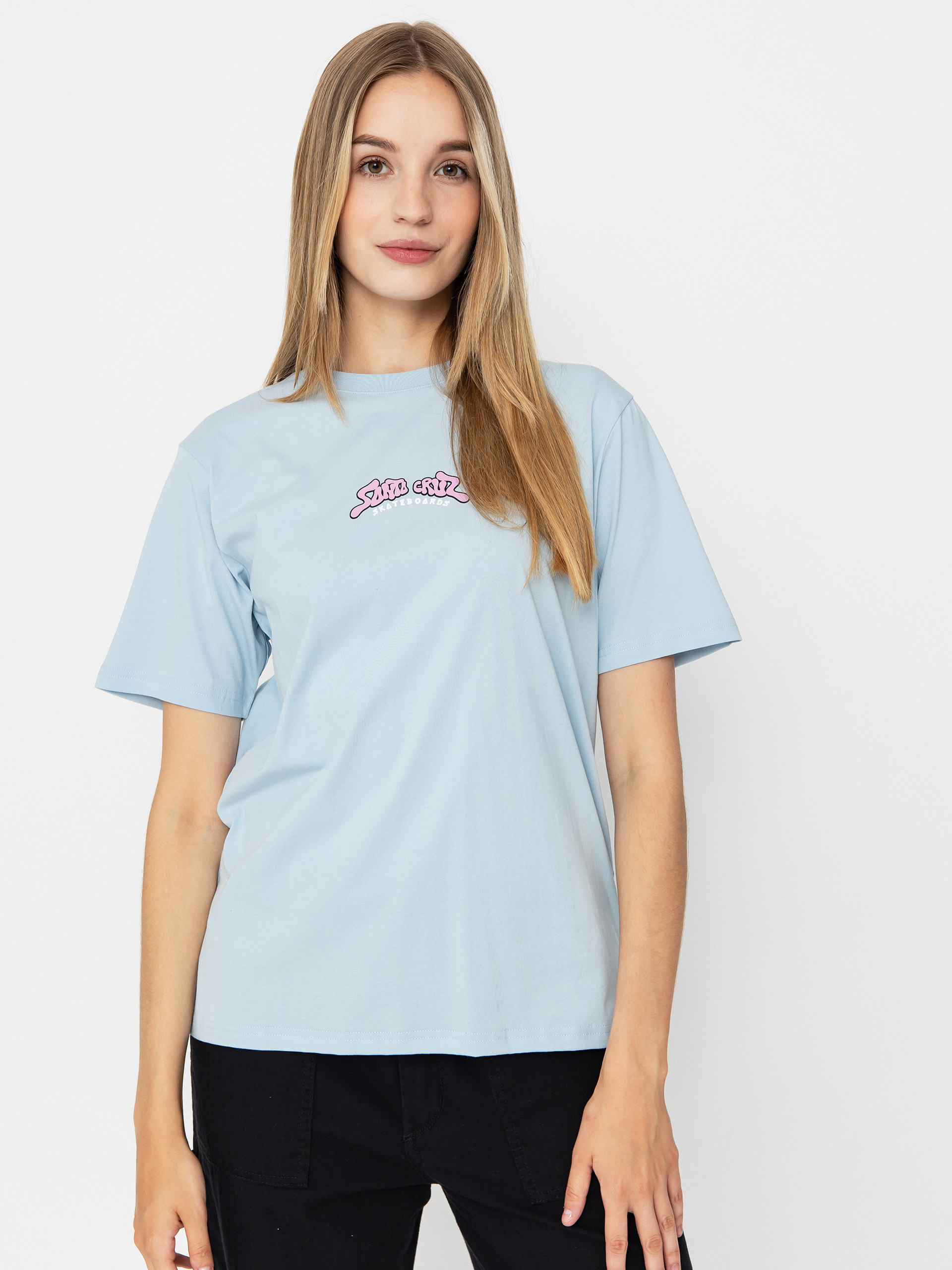 Santa Cruz Winkowski 8Baller Surf Wmn T-Shirt (fresh blue)