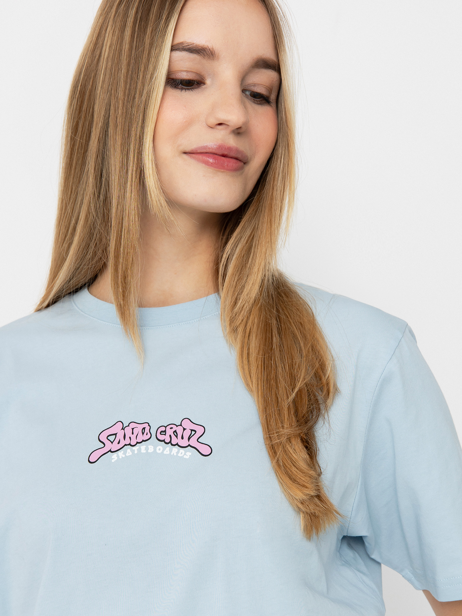 Santa Cruz Winkowski 8Baller Surf Wmn T-Shirt (fresh blue)