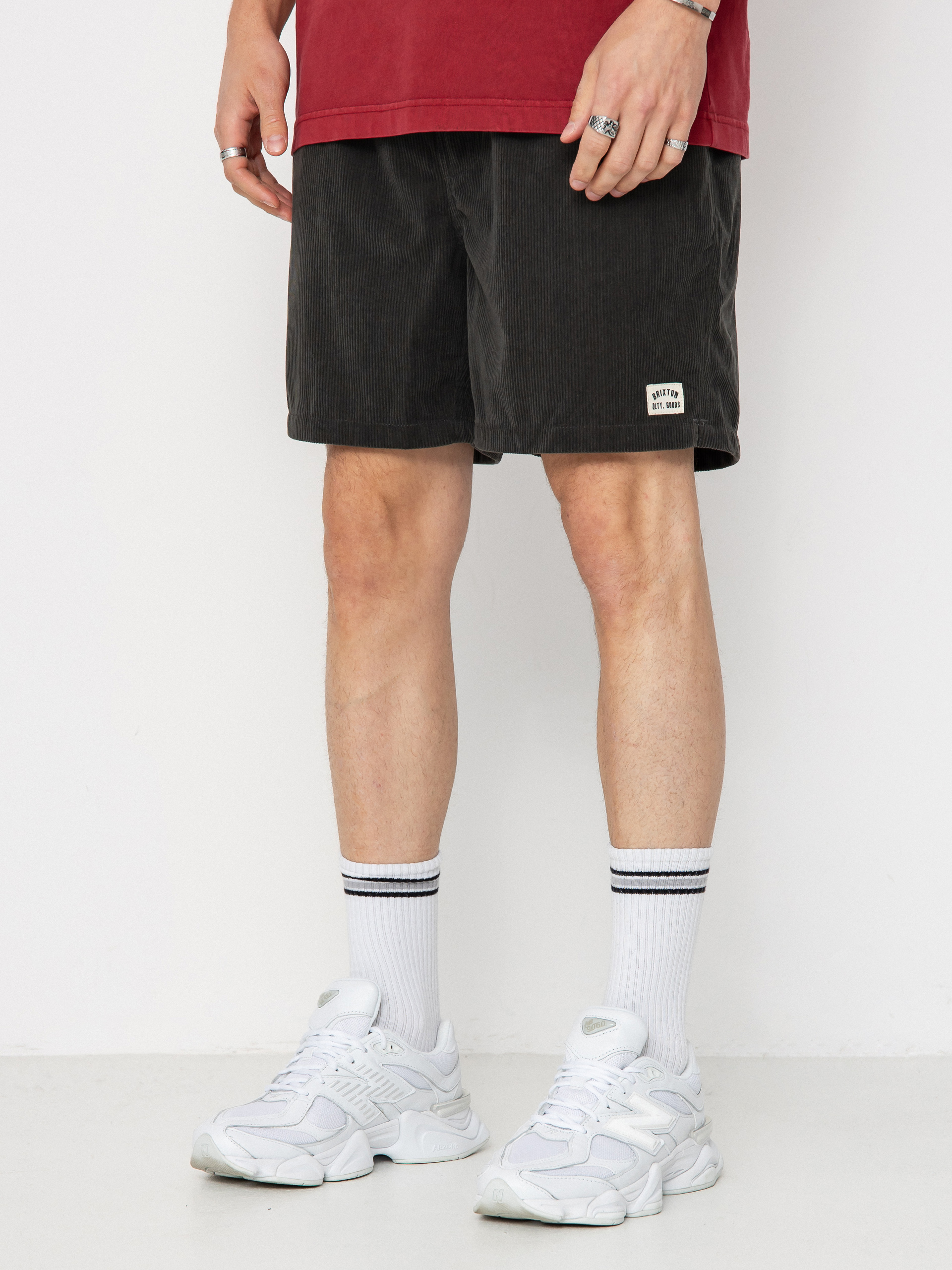 Brixton Shorts Everyday Corduroy (washed black)