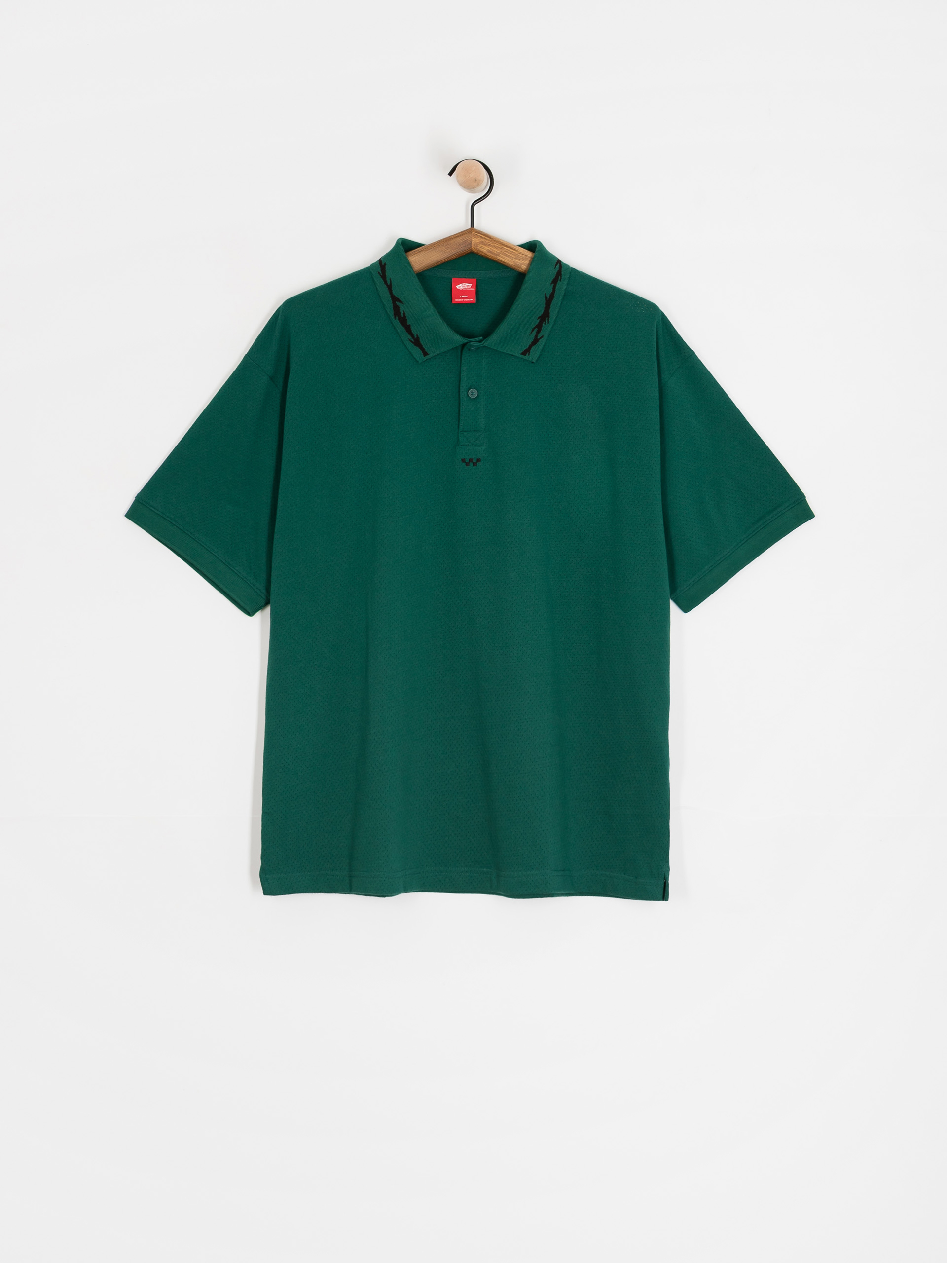 Vans Skate Mesh Polo T-shirt (rain forest)