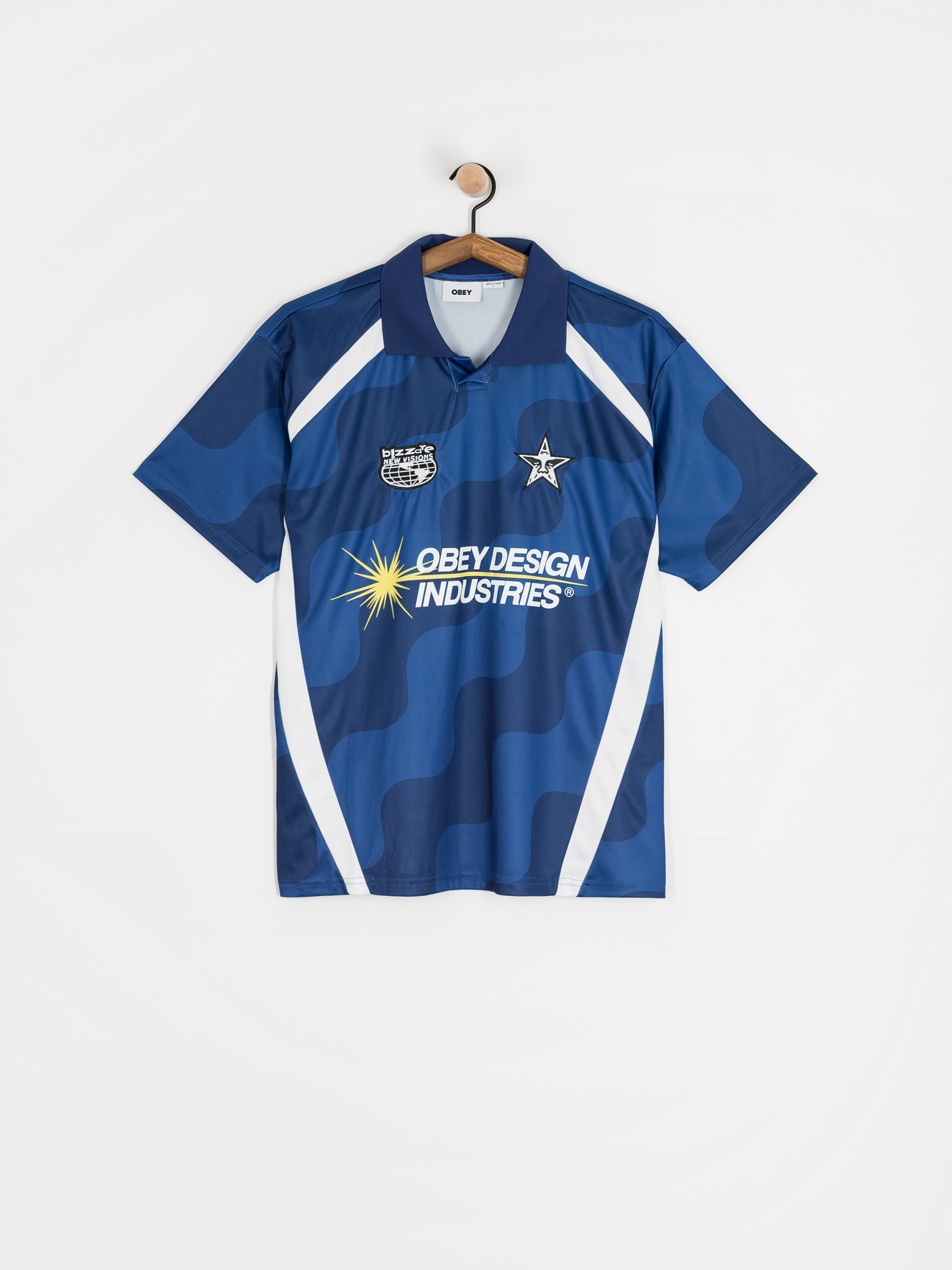 OBEY Soccer Jersey T-shirt (blue multi)