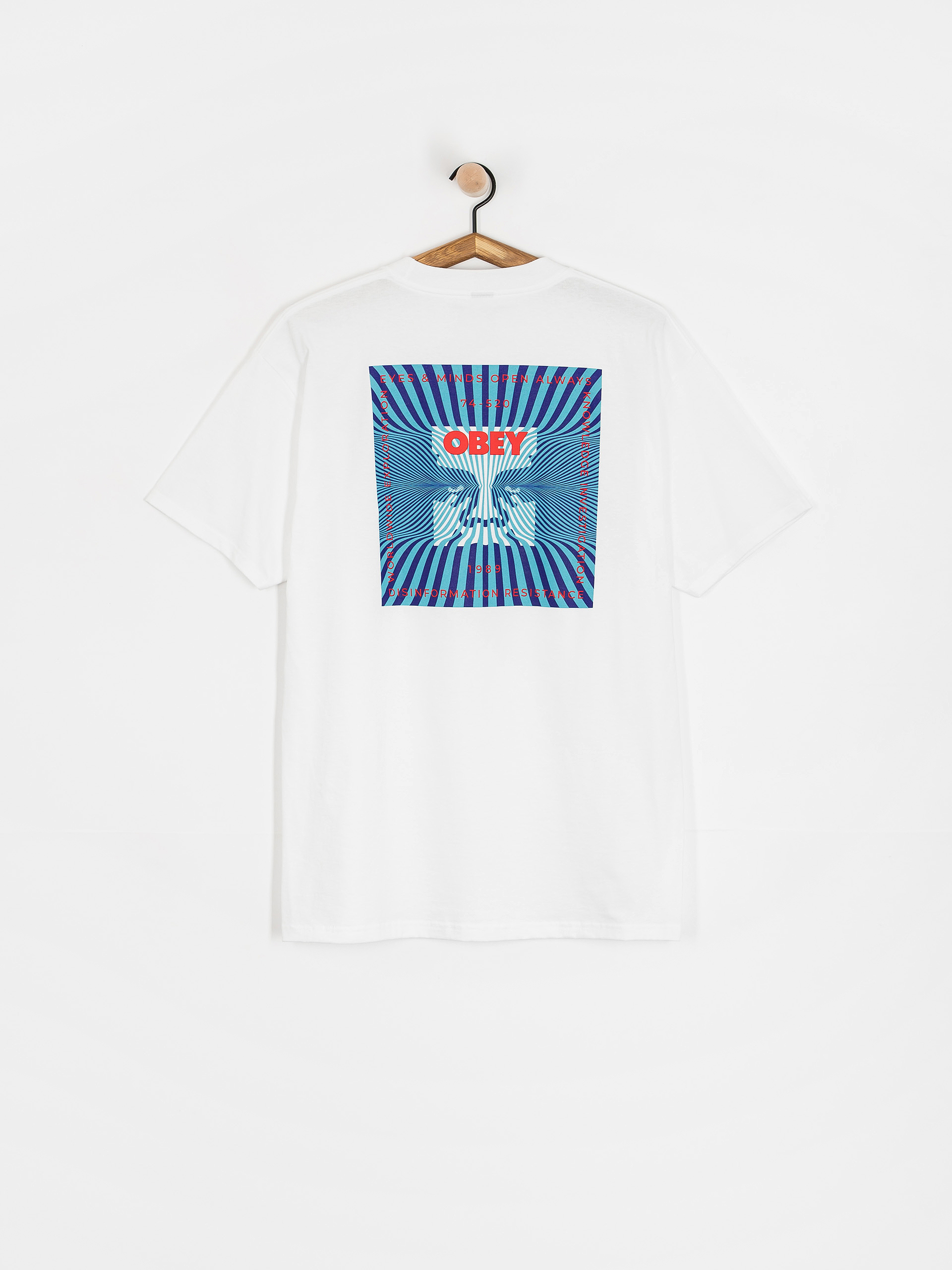 OBEY Disinformation Resistance T-shirt (white)