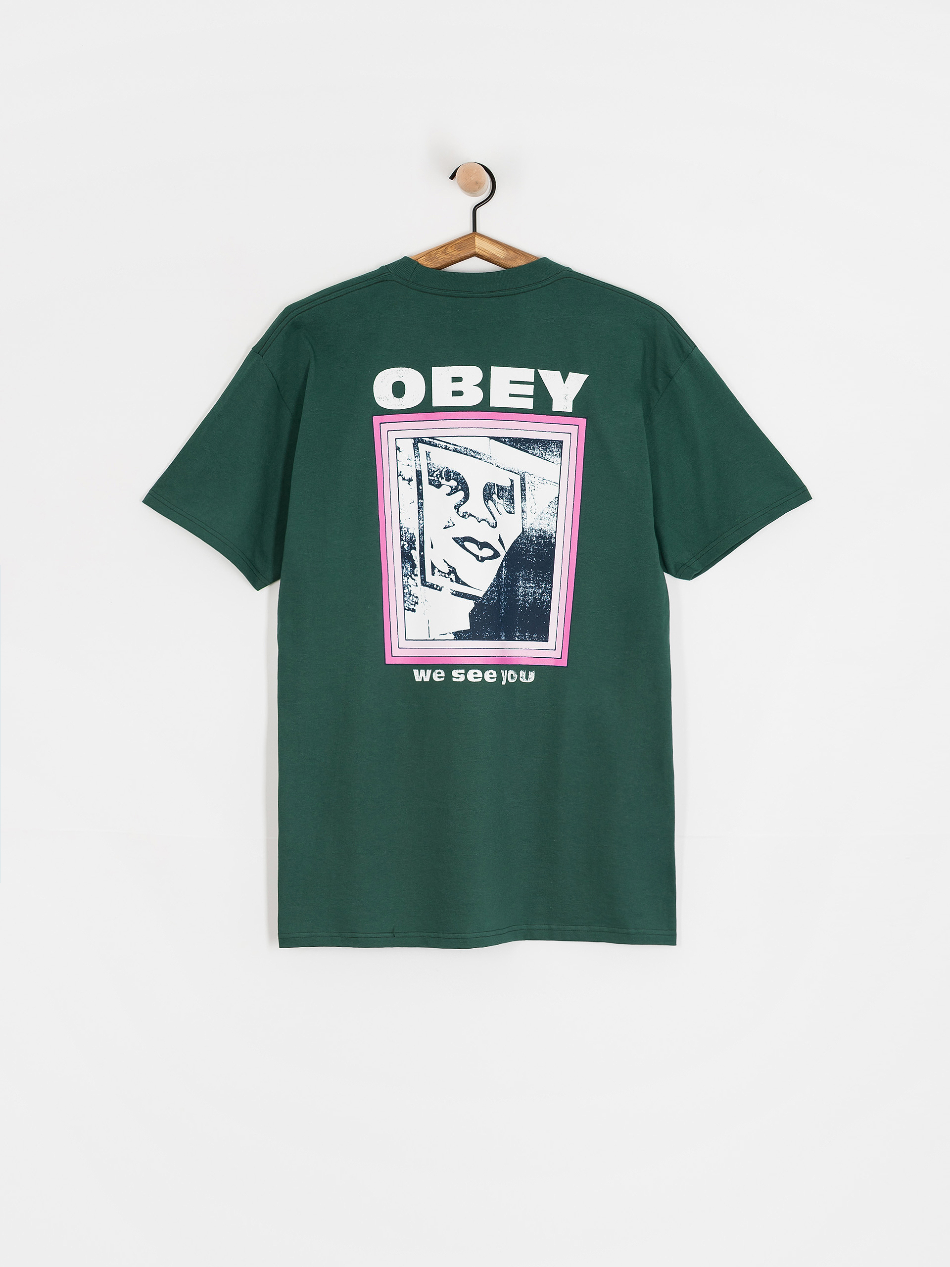 OBEY We See You T-shirt (rain forest)
