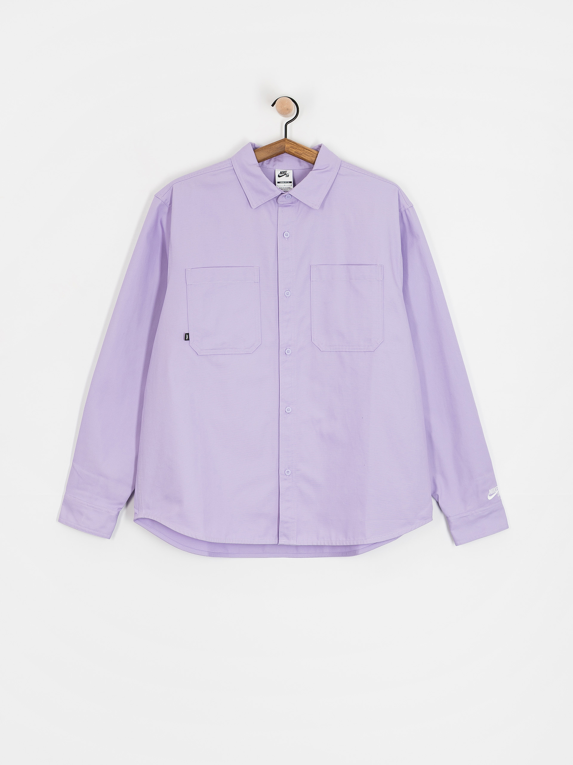 Nike SB Essential Woven Hemd (hydrangeas/white)