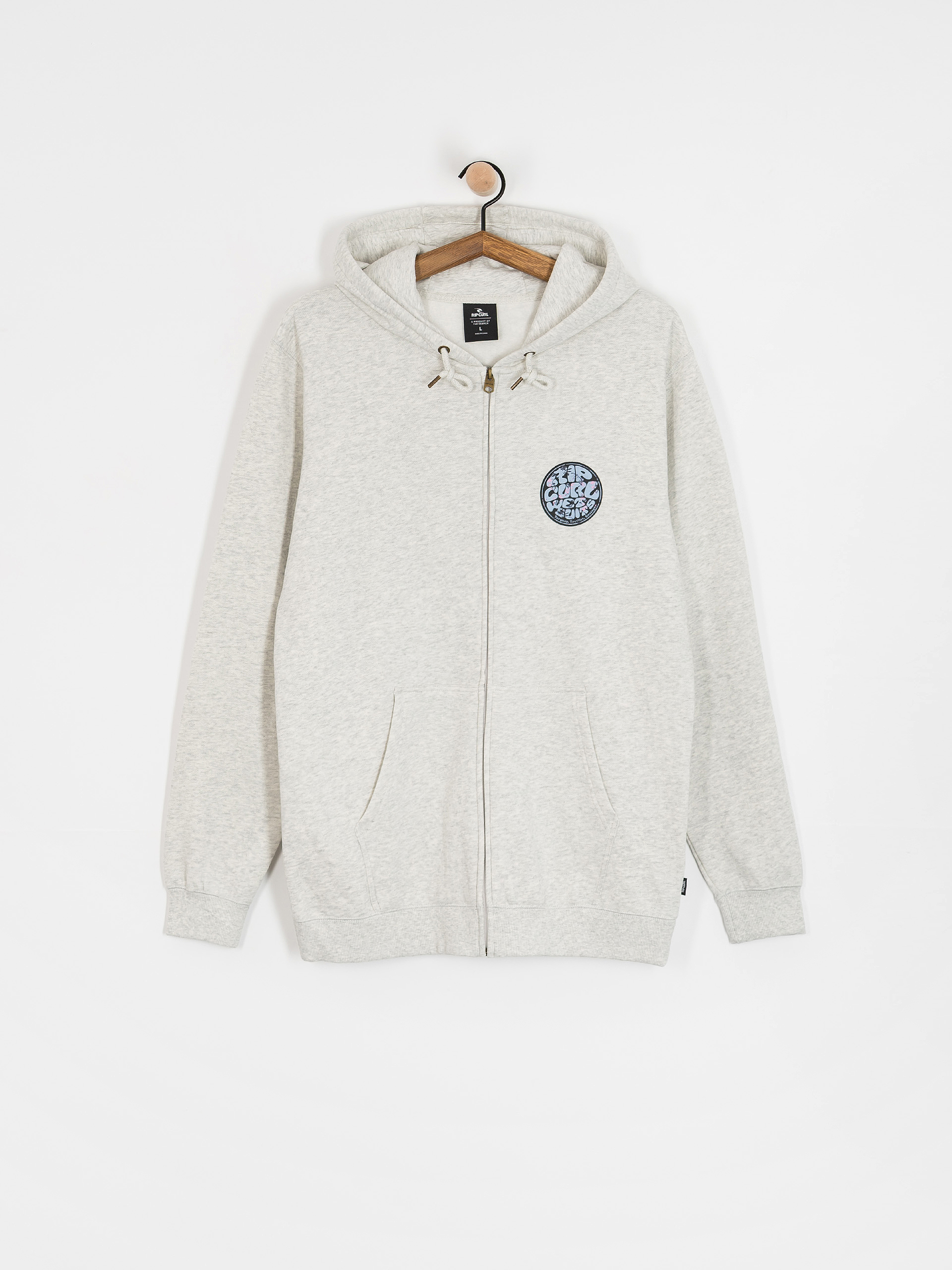 Rip Curl Wettie Passage Icon ZHD Hoodie (grey heather)