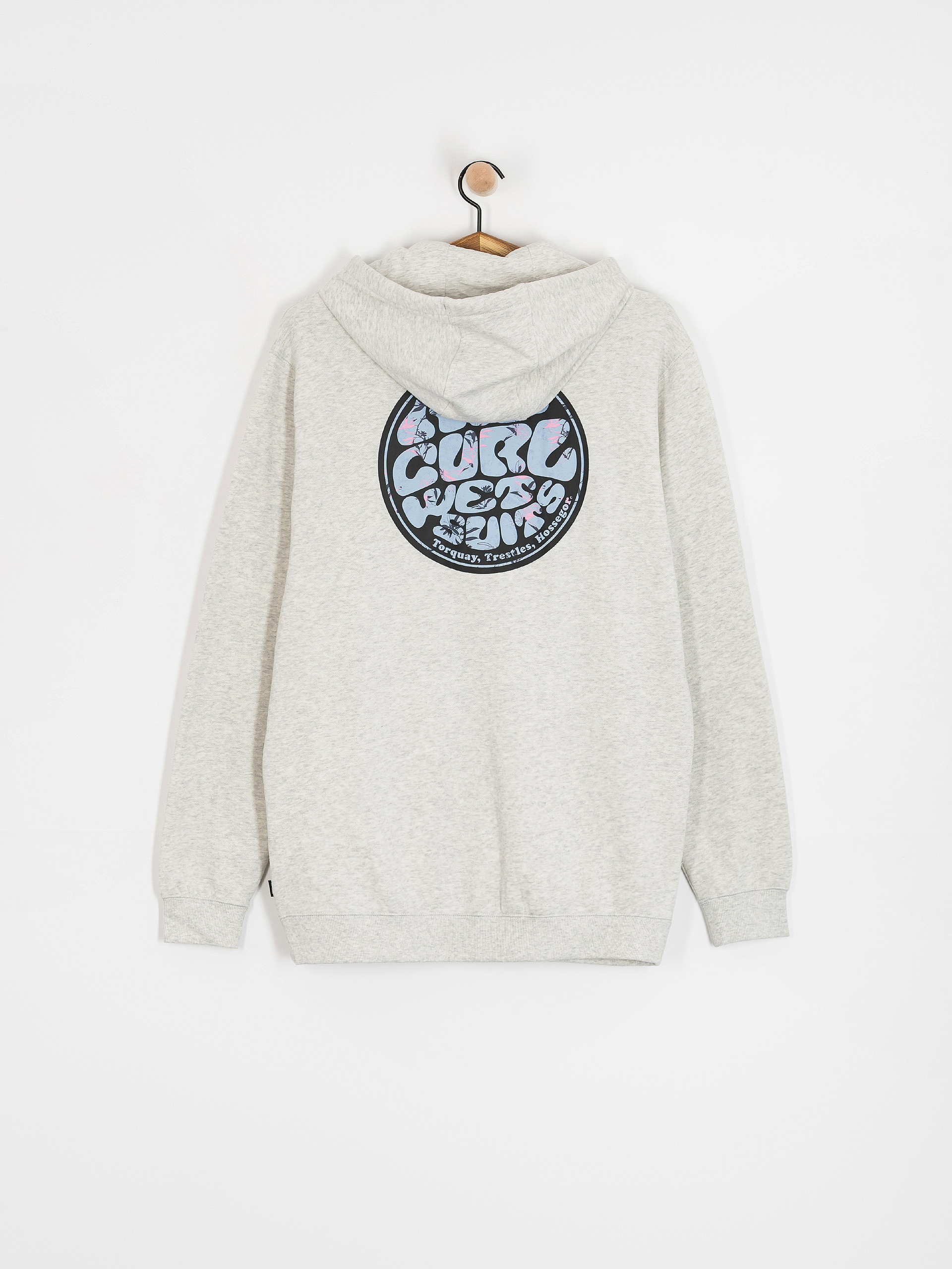 Rip Curl Wettie Passage Icon ZHD Hoodie (grey heather)
