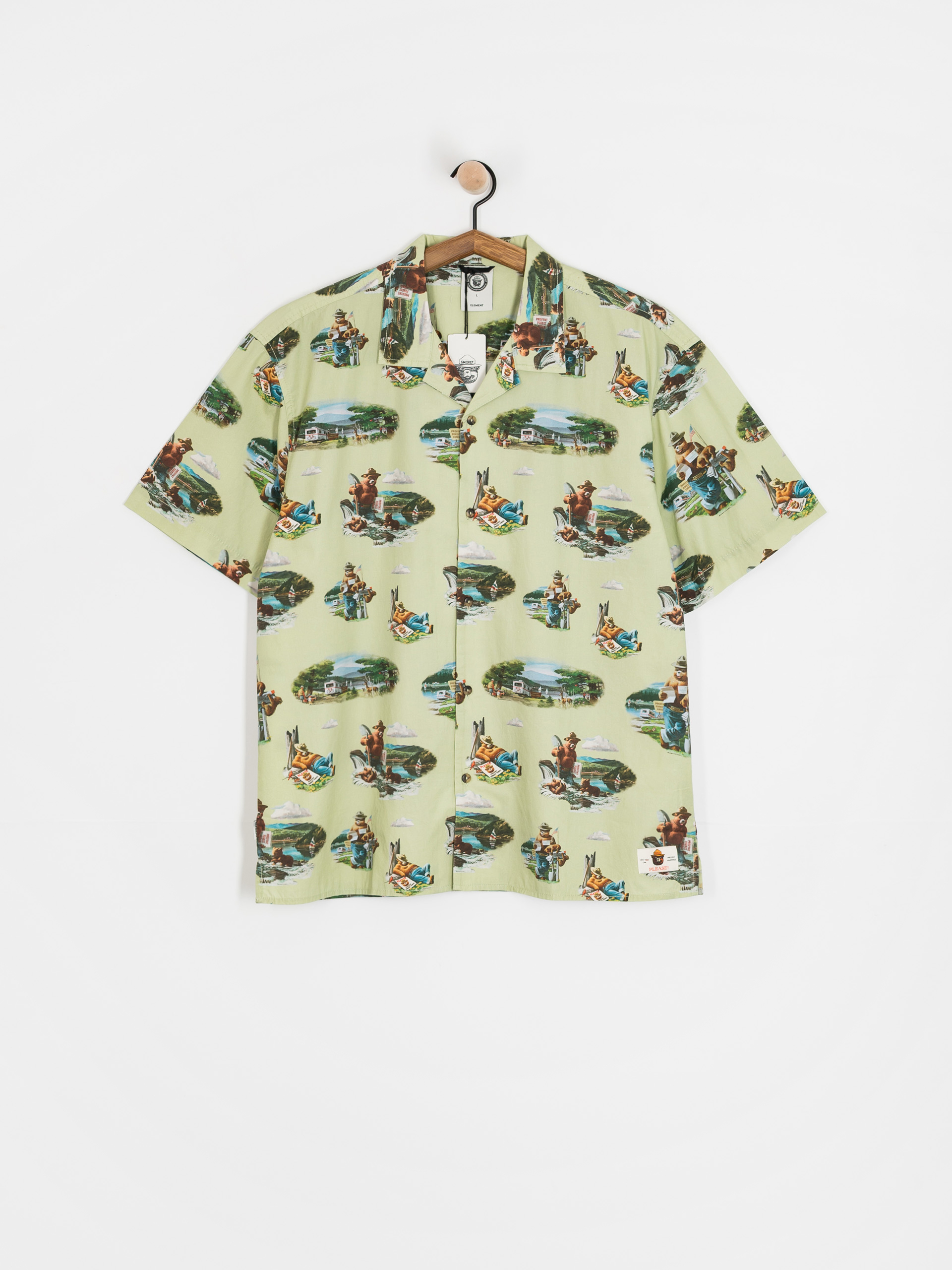 Element Sbxe Camp Shirt (oyster gray)