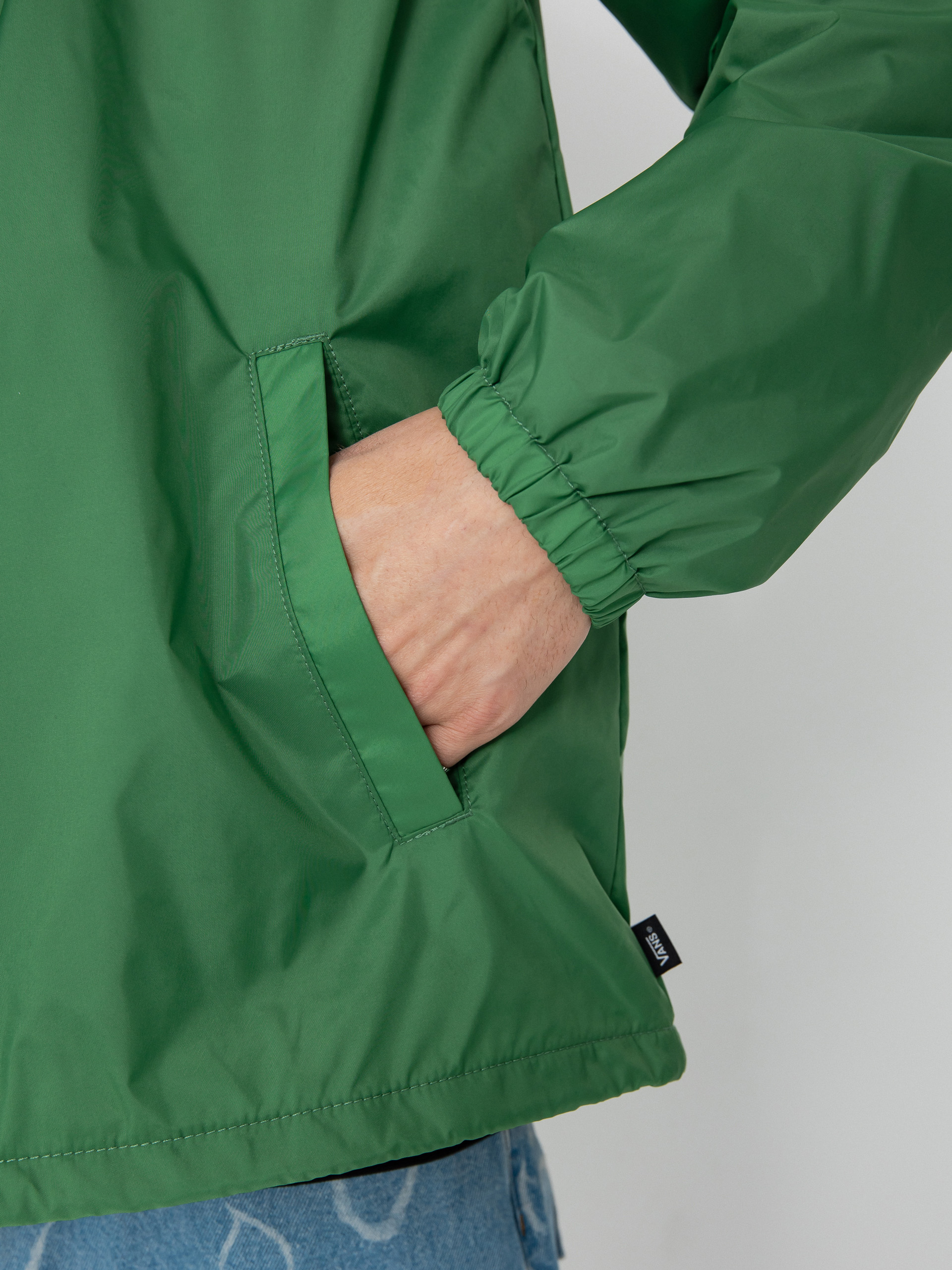 Vans Torrey Jacket Green Mサイズ コーチジャケット　裏起毛　超美品！ Buy Vans Mens Torrey Coaches Jacket Fairway