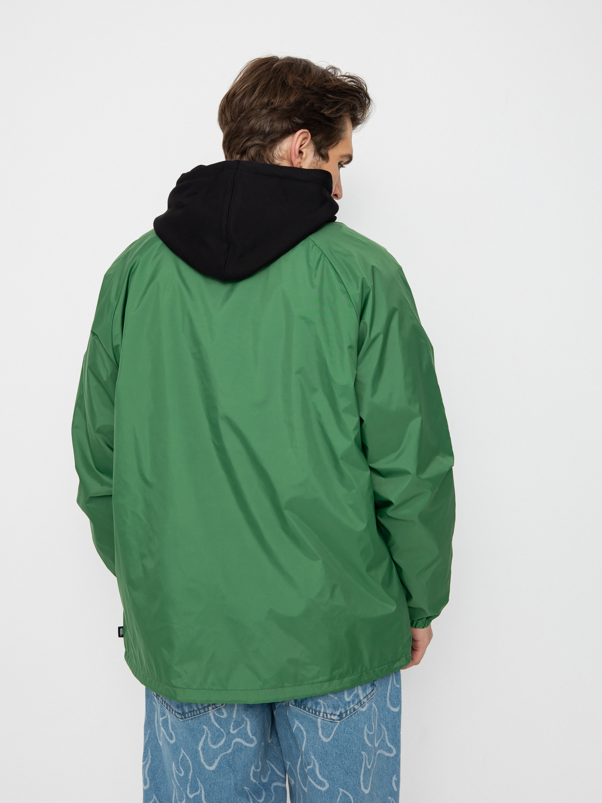 Vans Torrey Jacket Green Mサイズ コーチジャケット　裏起毛　超美品！ Buy Vans Mens Torrey Coaches Jacket Fairway