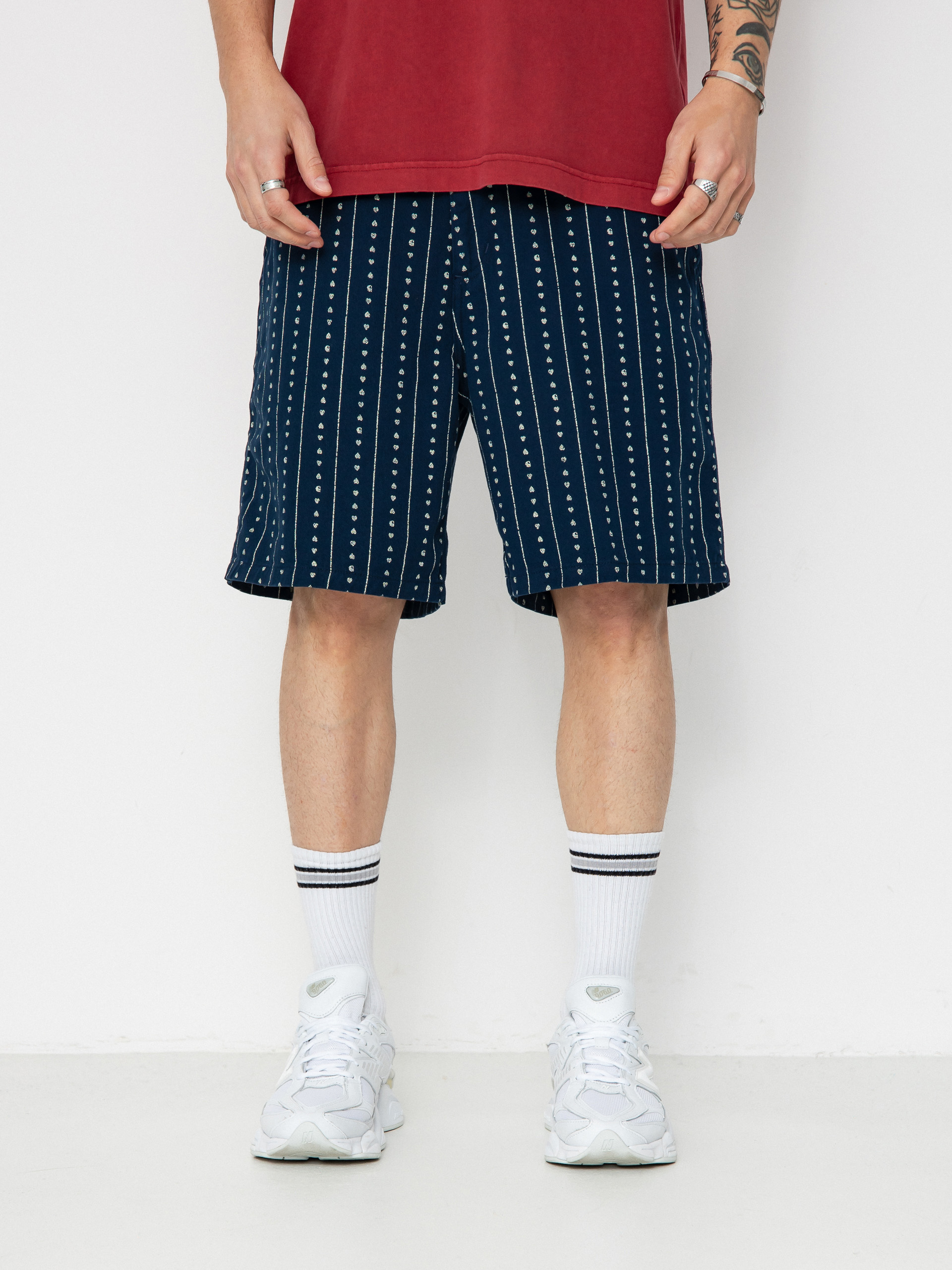 Carhartt WIP Shorts Drewe (heart c pinstripe/ink/natural)