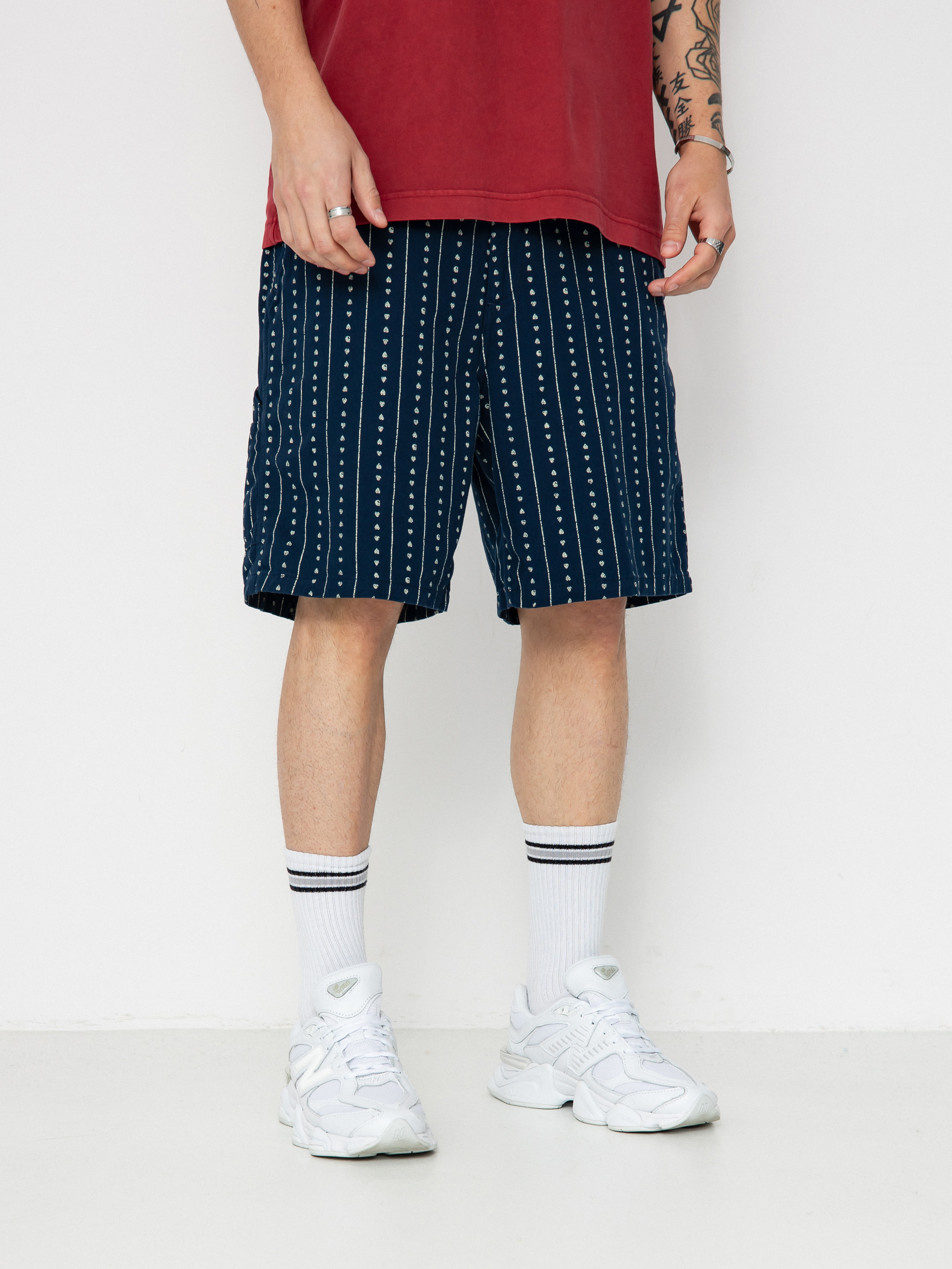 Carhartt WIP Shorts Drewe (heart c pinstripe/ink/natural)