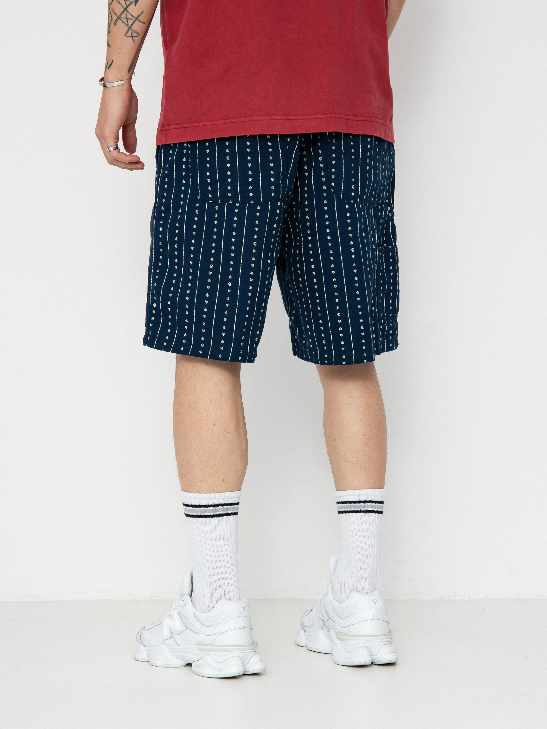 Carhartt WIP Shorts Drewe (heart c pinstripe/ink/natural)