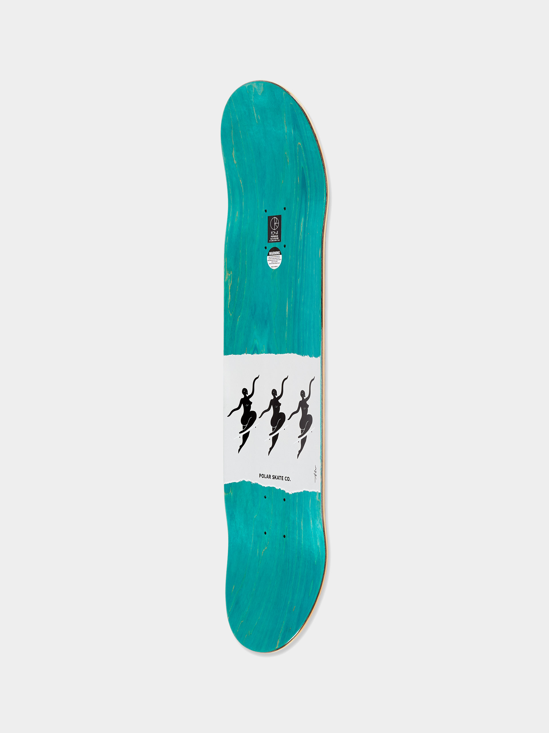Polar Skate Team Model No Complies Deck (white)