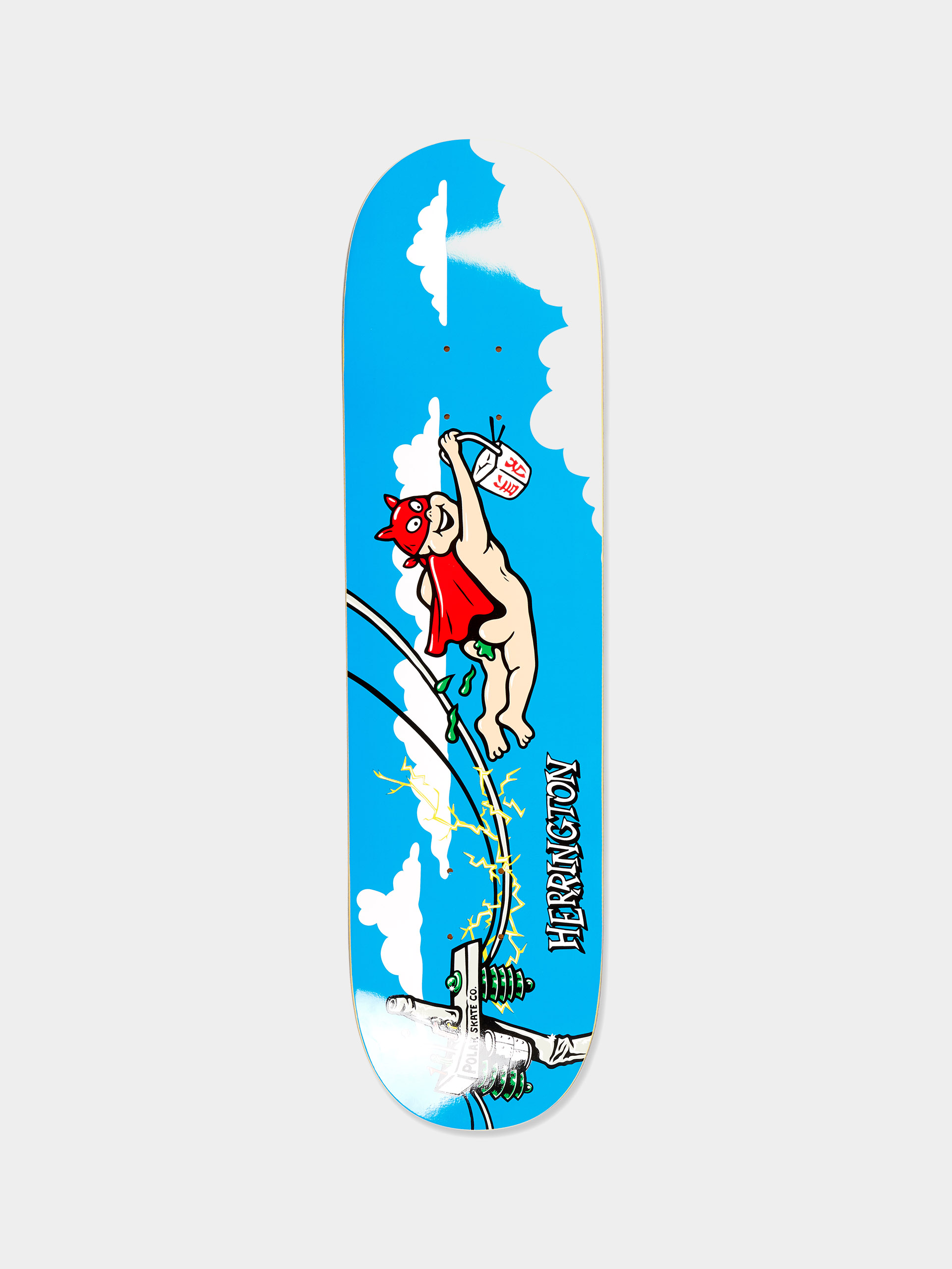 Polar Skate Deck Aaron Herrington Take Away (blue/white)