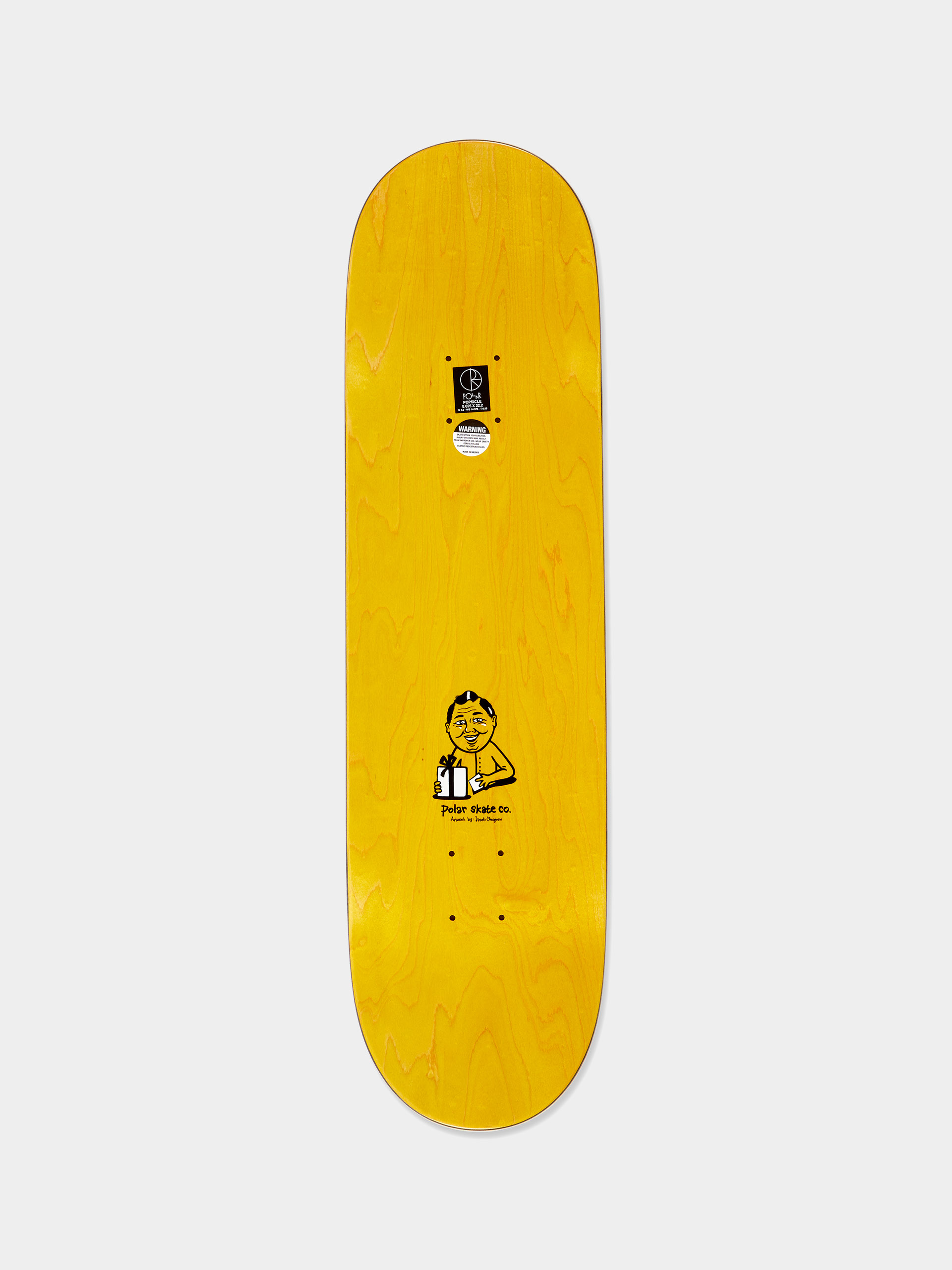 Polar Skate Deck Nick Boserio Surprise (yellow)