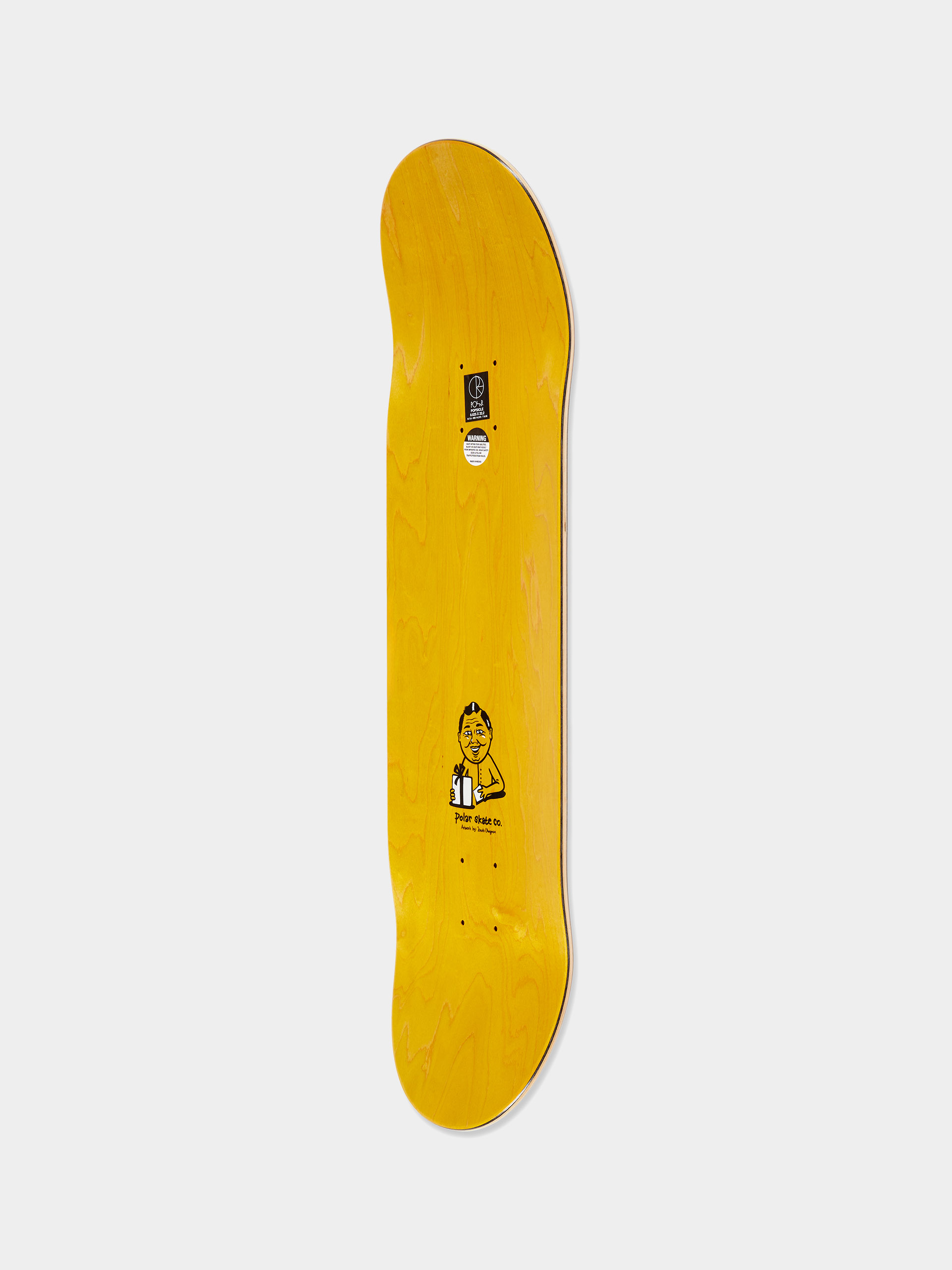 Polar Skate Deck Nick Boserio Surprise (yellow)