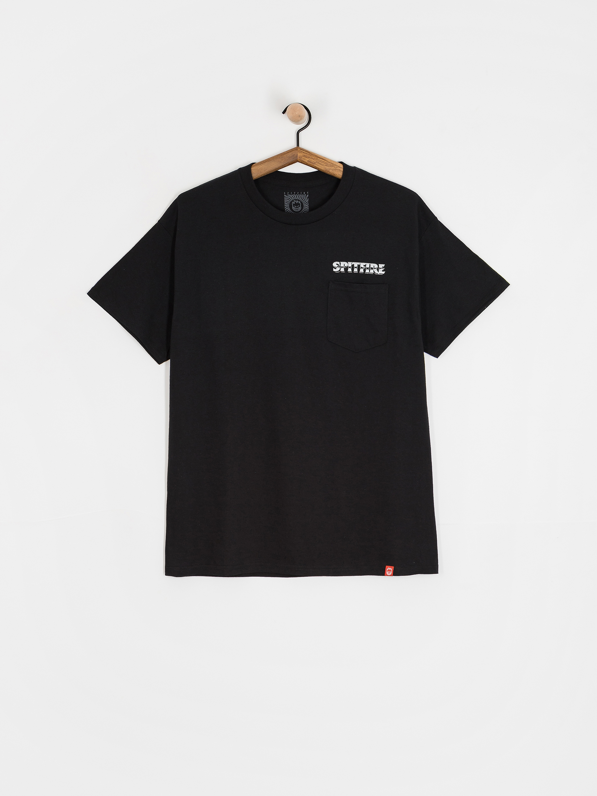 Spitfire Burnout T-Shirt (black w/multi color prints)