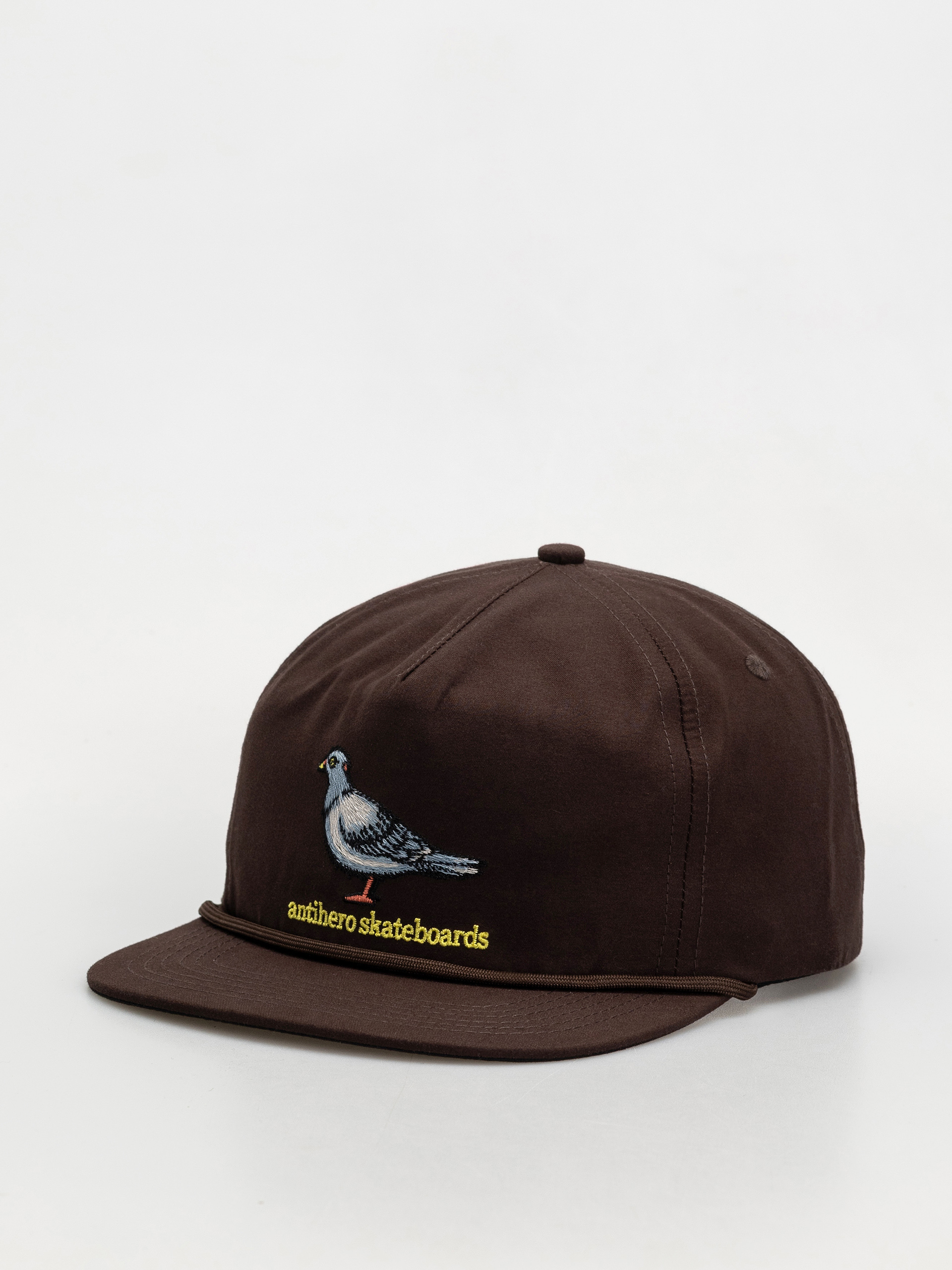 Antihero Lil Pigeon Cap (dark brown/yellow)