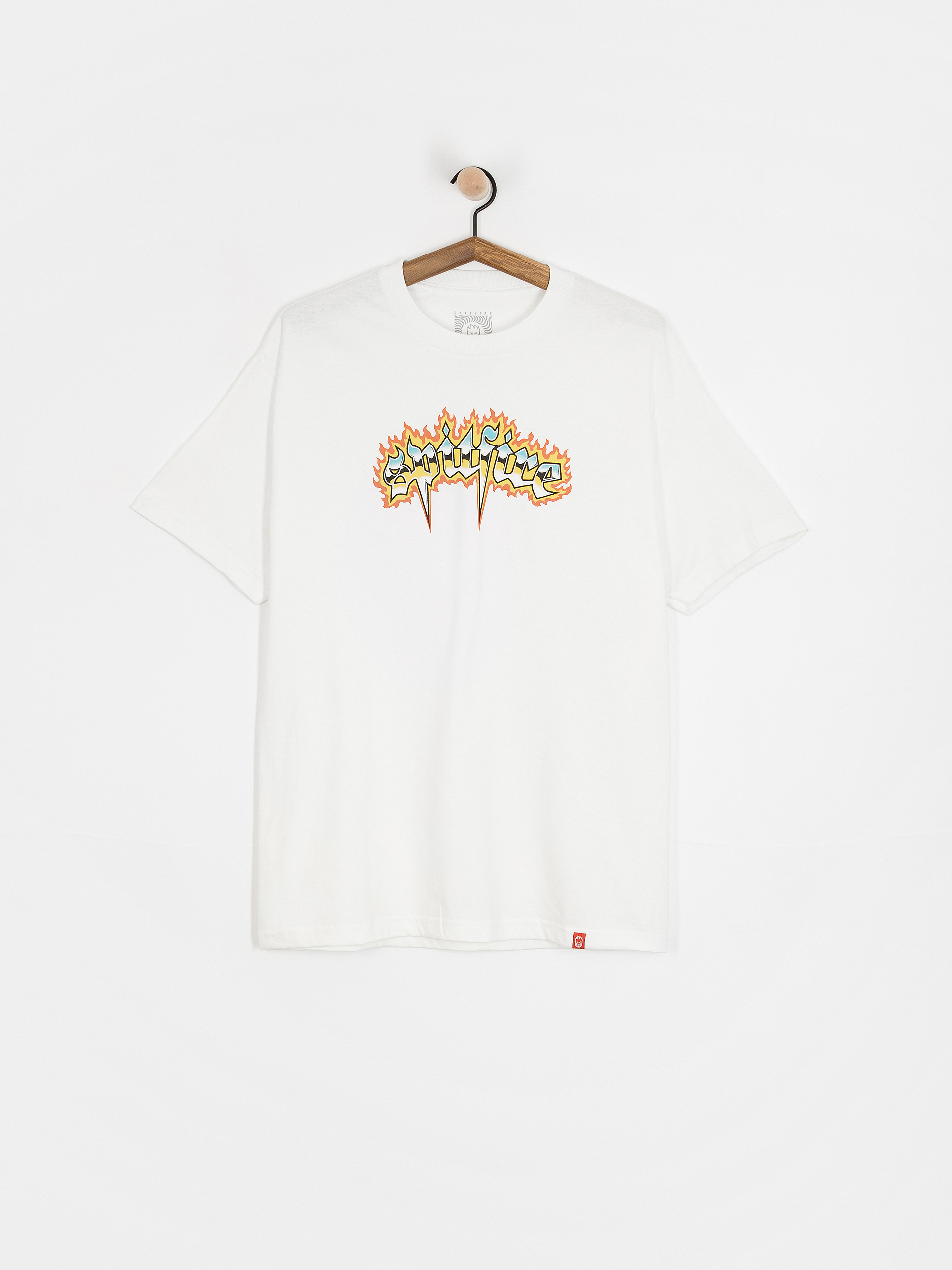 Spitfire Chrome Venom T-Shirt (white w/multi color prints)