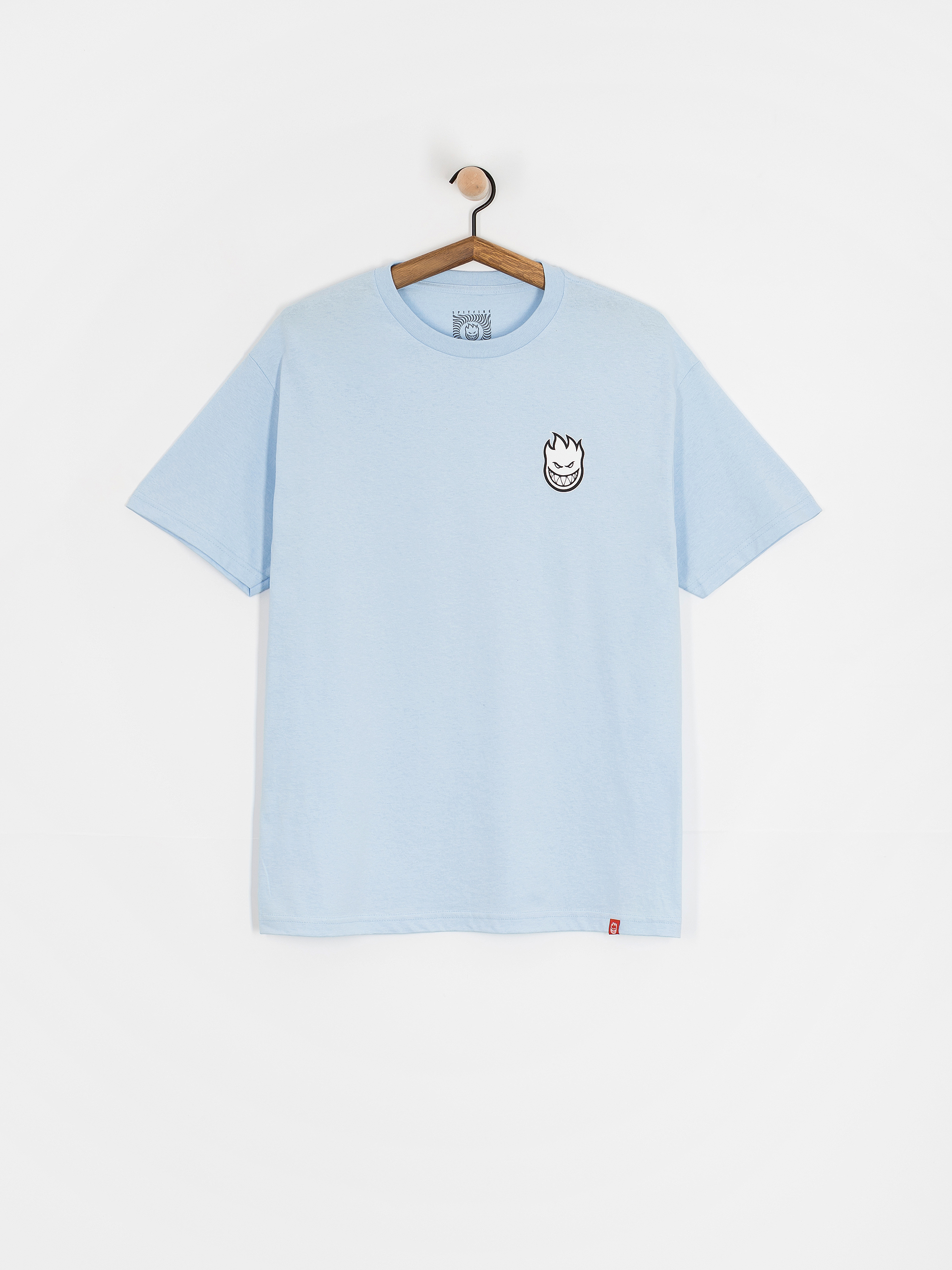 Spitfire Lil Bighead Fill T-Shirt (powder blue w/white&black print)