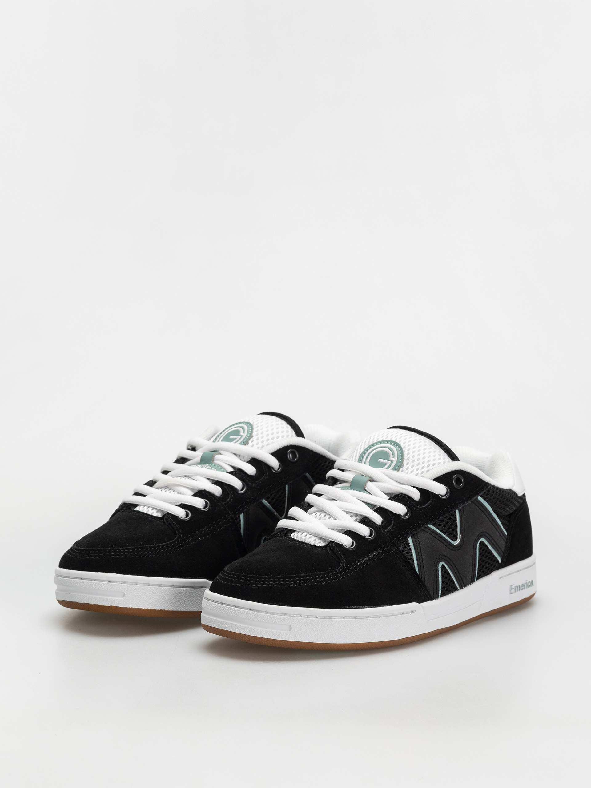Emerica Og 1 Shoes (black/white/green)