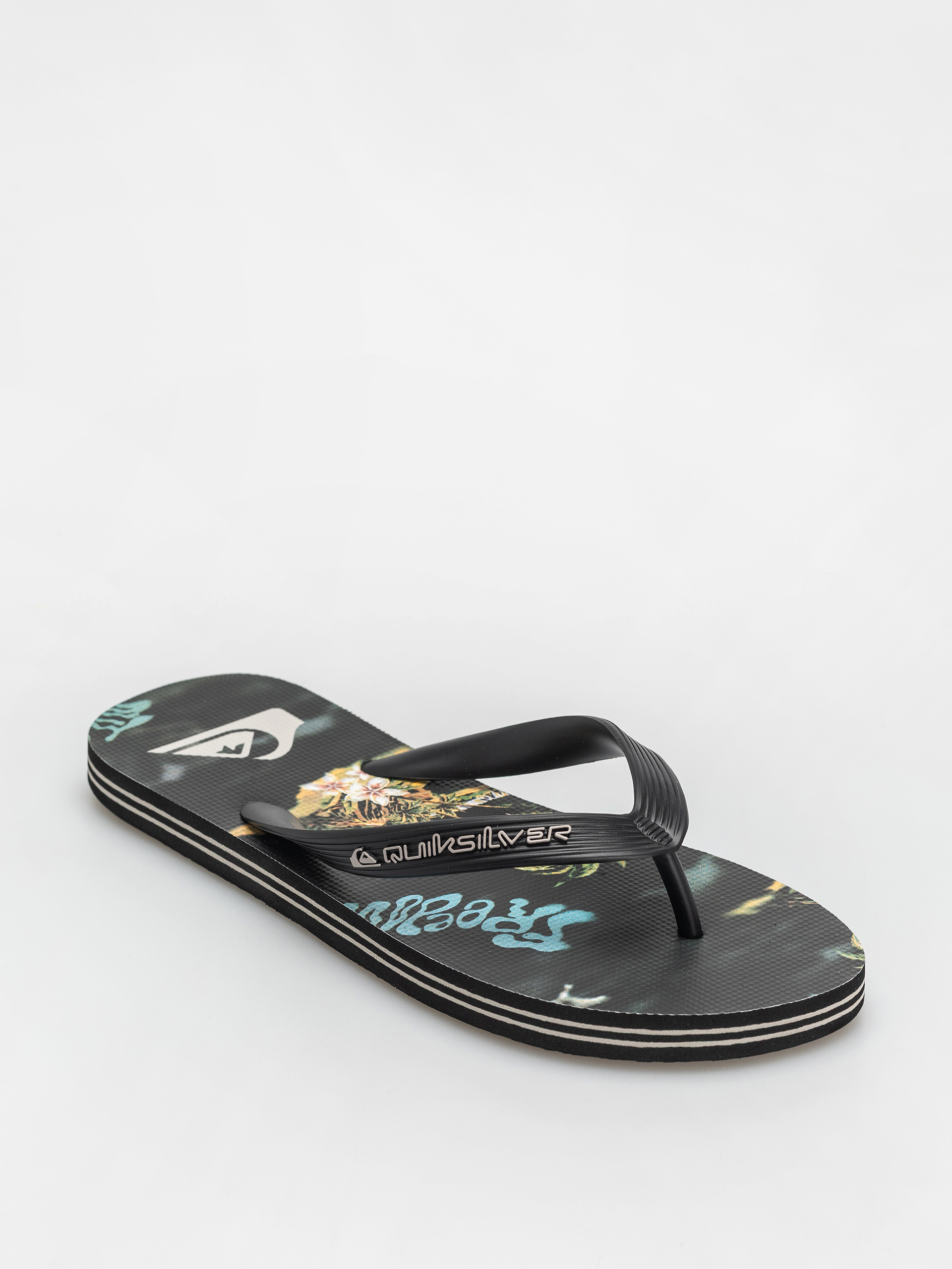 Quiksilver Molokai Art 25 Flip Flops (black naturama)