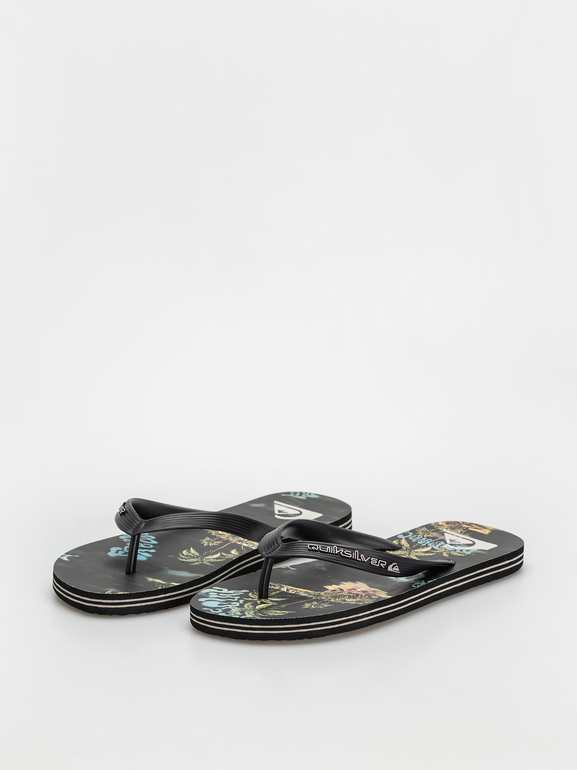 Quiksilver Molokai Art 25 Flip Flops (black naturama)