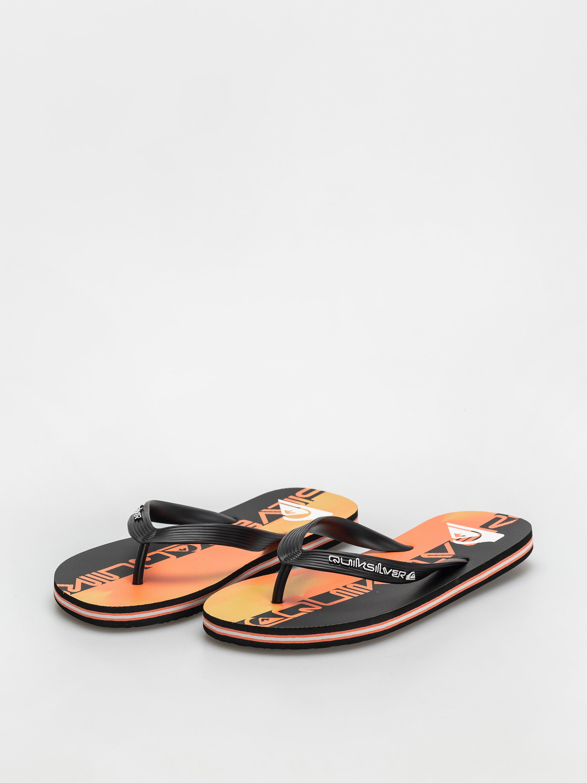 Quiksilver Molokai Art 25 Flip-flops (fiery coral wordblock)