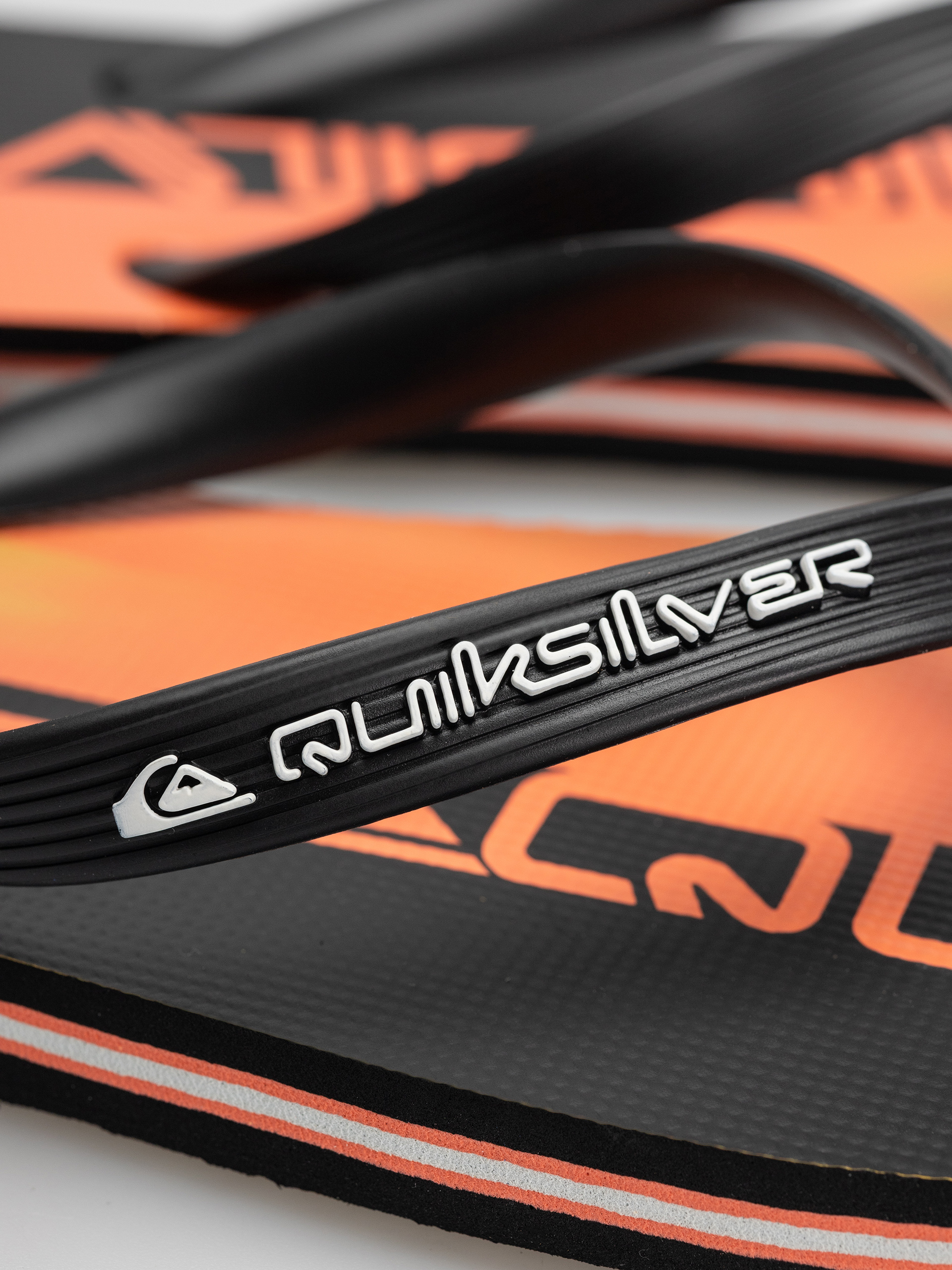 Quiksilver Molokai Art 25 Flip-flops (fiery coral wordblock)