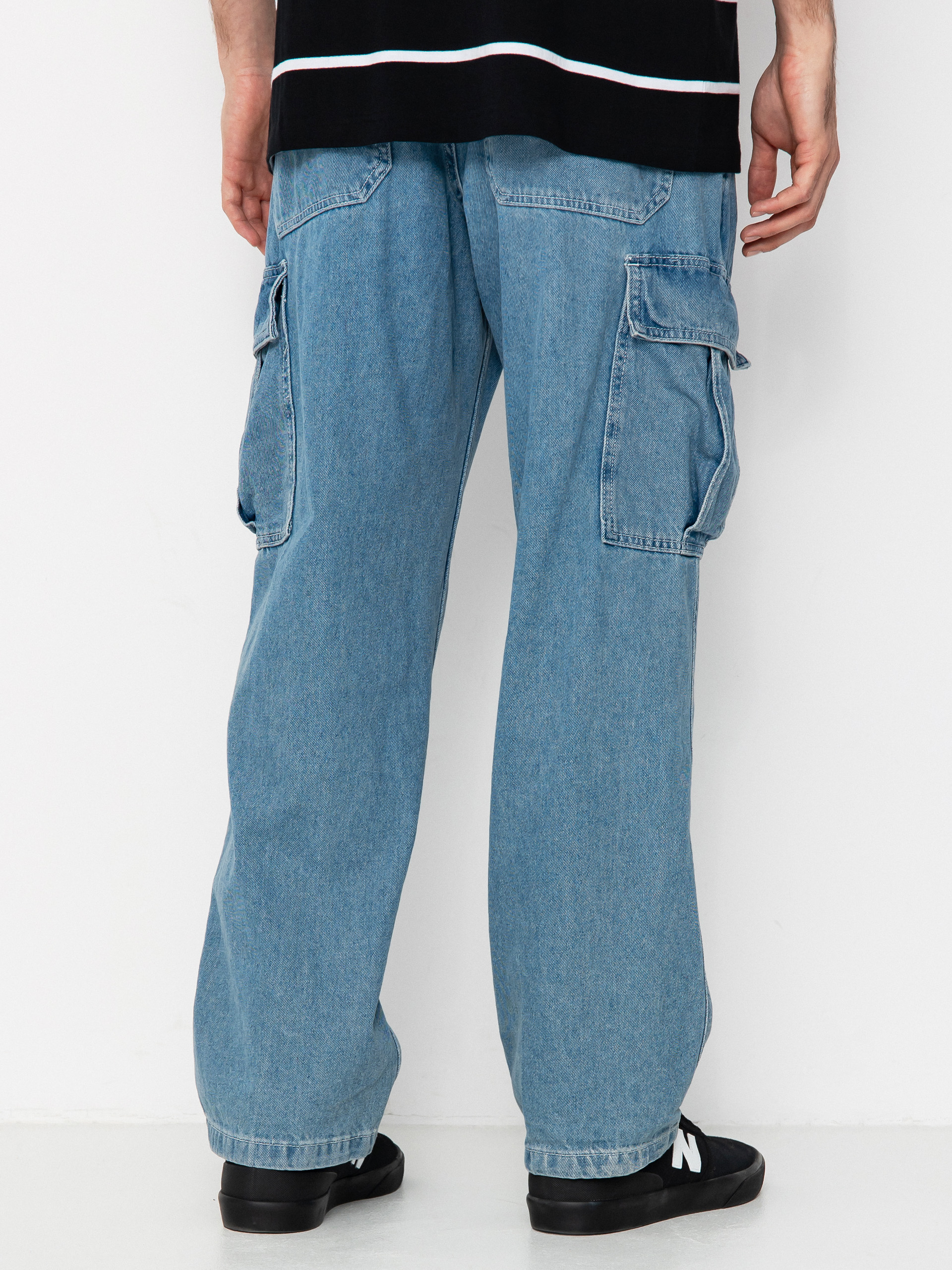 Vans Service Cargo Loose Denim Hose (stonewash/blue)