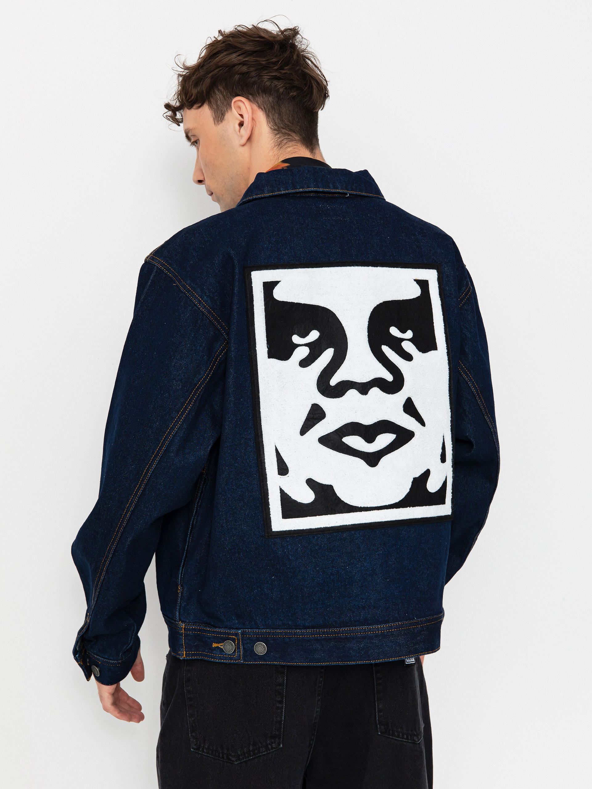 OBEY Icon Hardwork Jacket (rinse indigo)