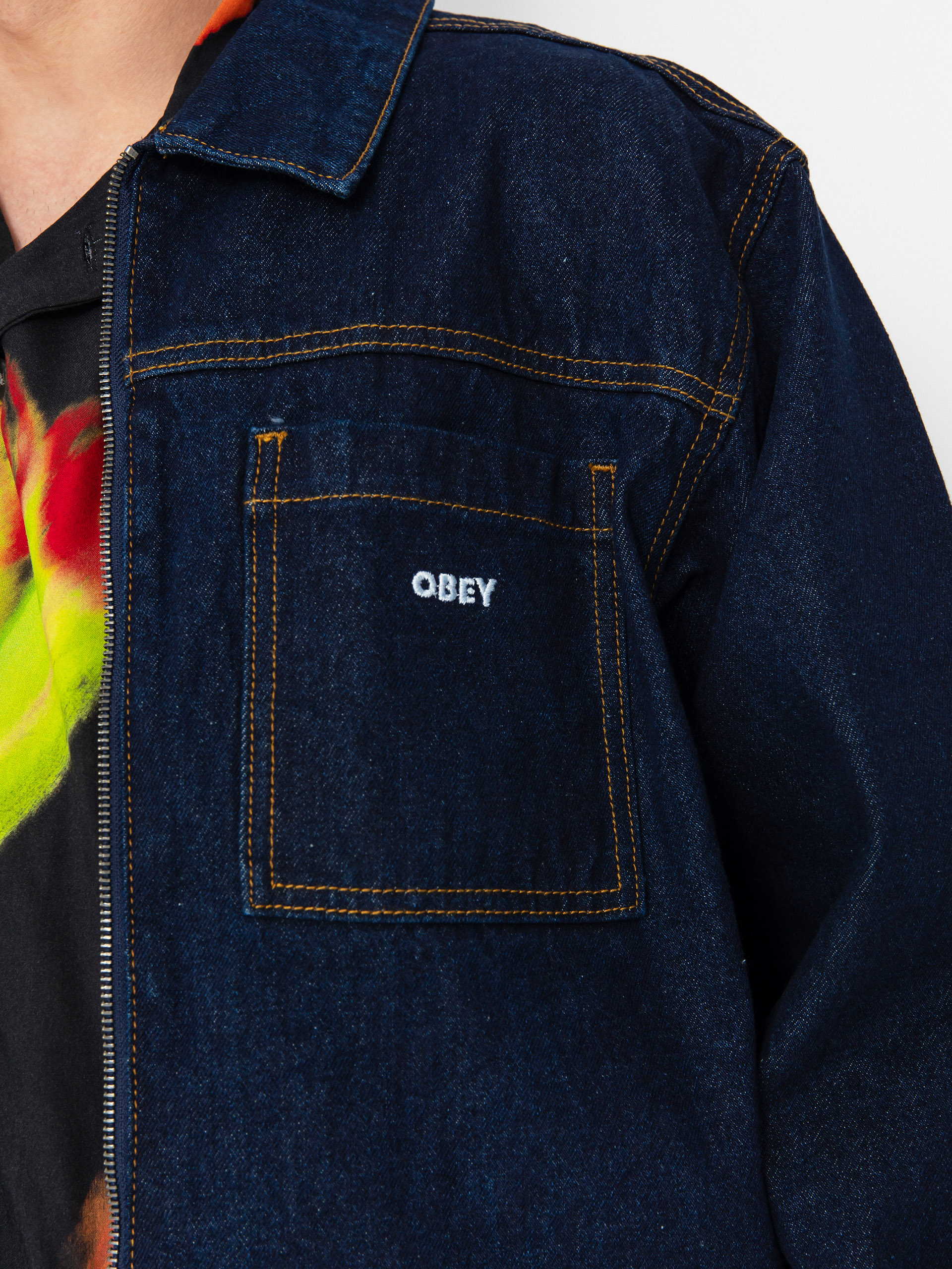 OBEY Icon Hardwork Jacket (rinse indigo)