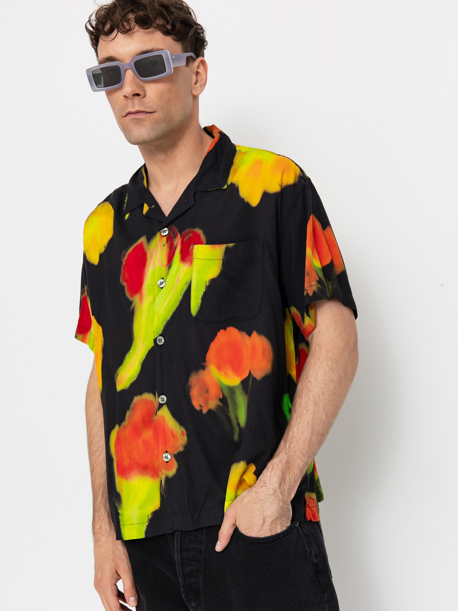 OBEY Kinney Shirt (black multi)