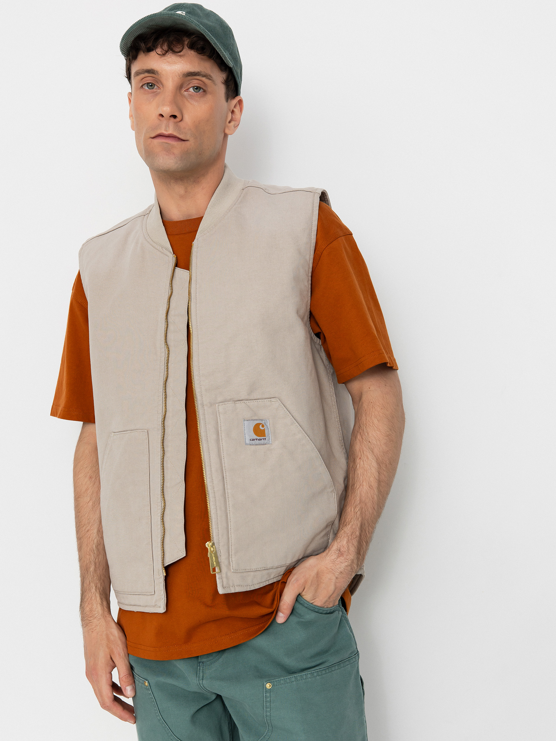 Carhartt WIP Classic Vest - beige (dusky beige)
