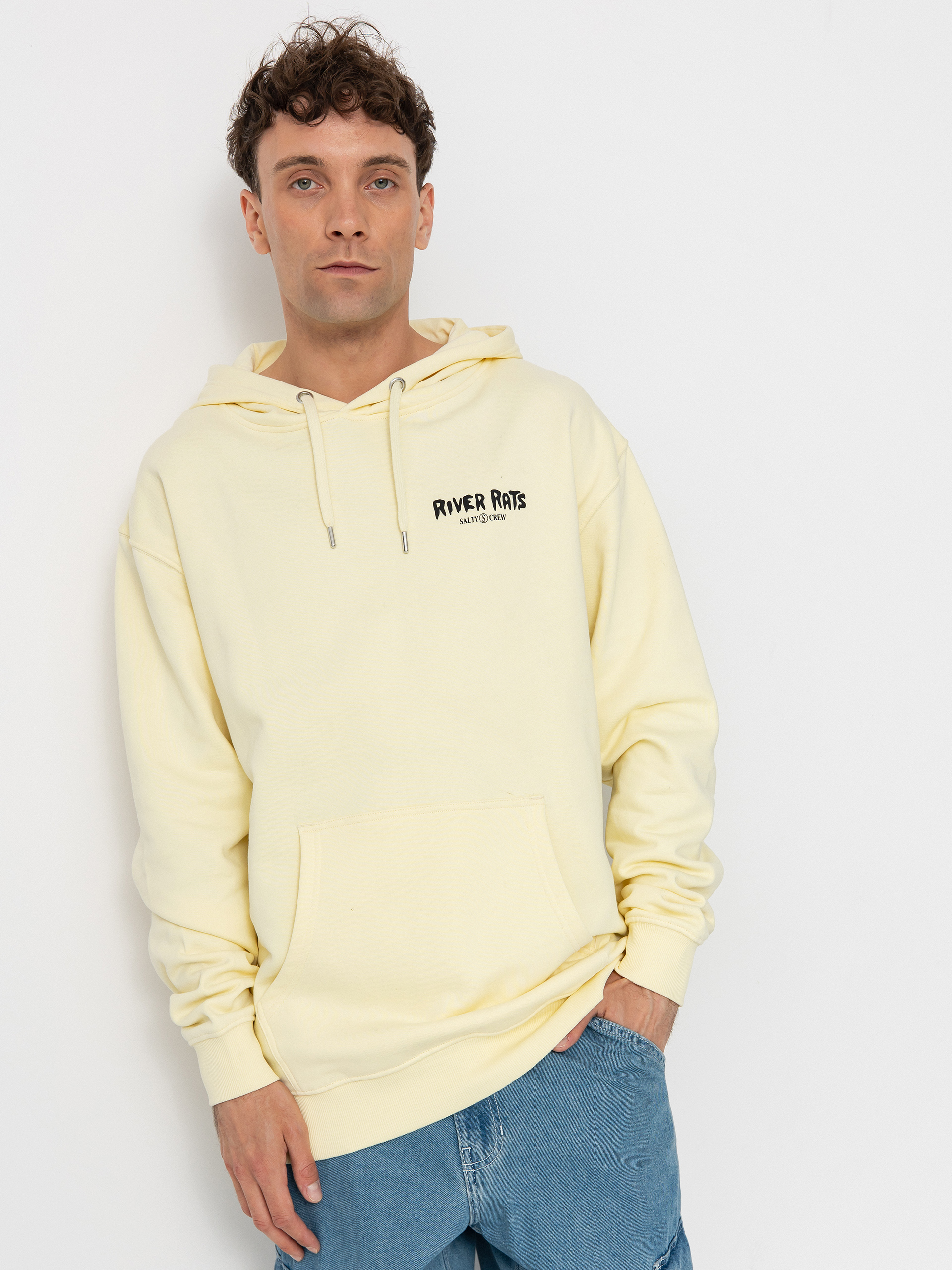 Salty Crew River Rats HD Hoodie (transparent yellow)